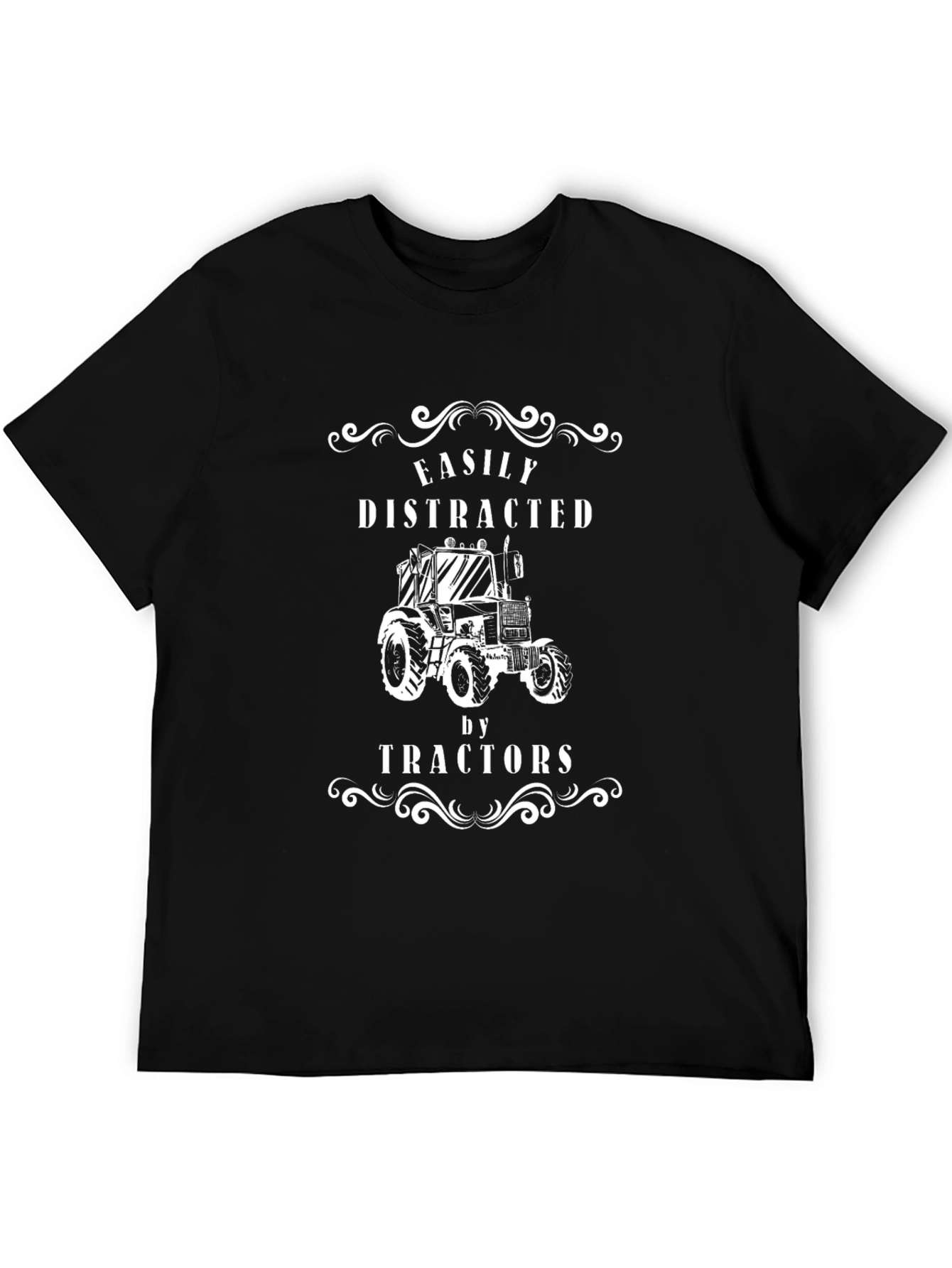 Easily Distracted by Tractors Graphic Tee