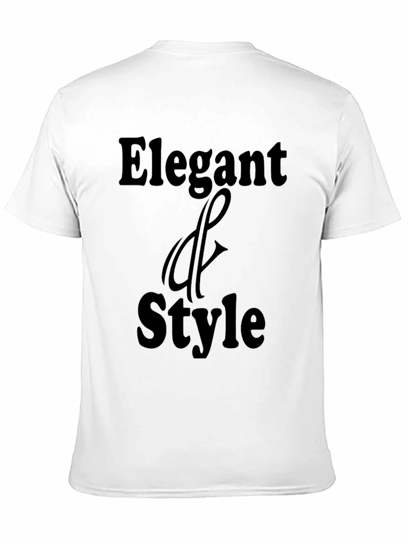 Elegant Style Black Graphic T-Shirt