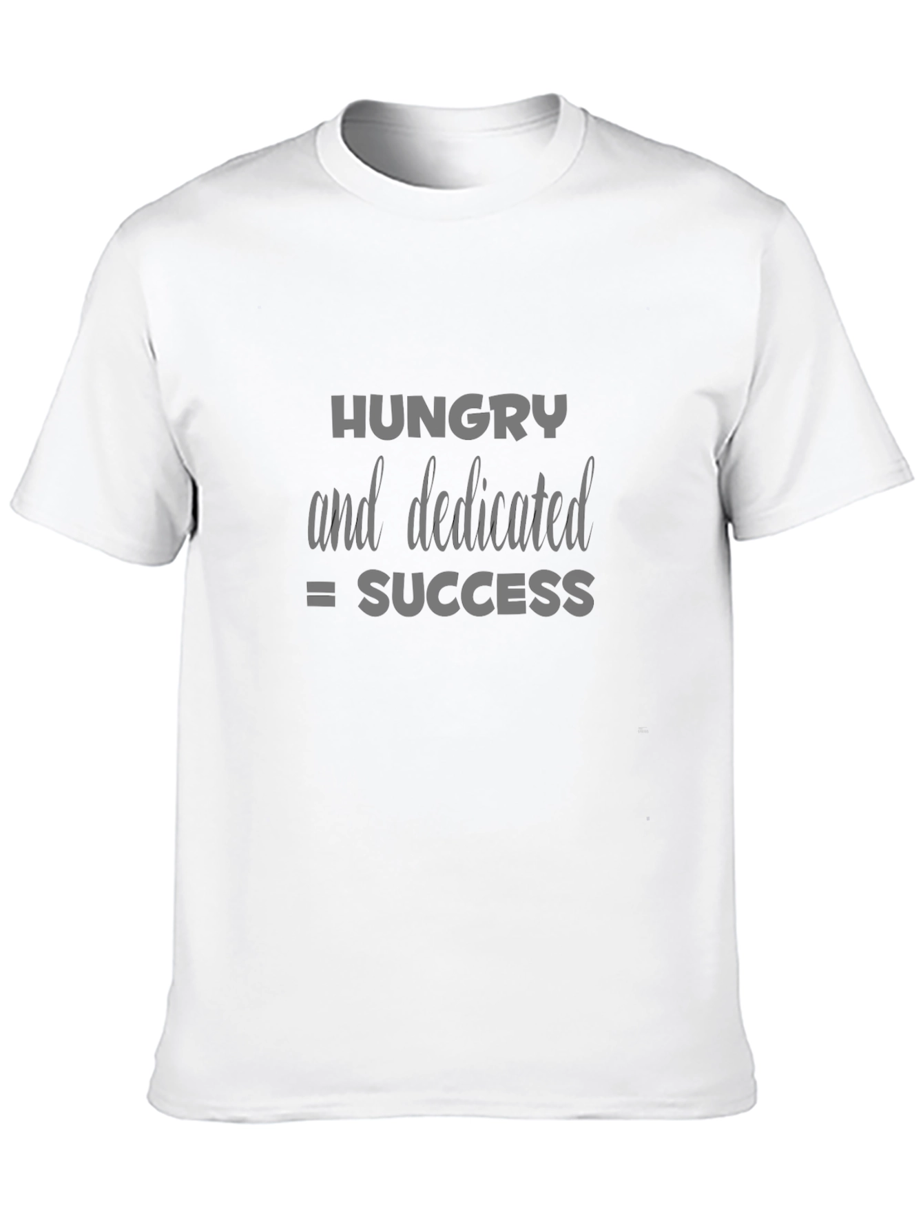Hungry & Dedicated Mens Black T-Shirt