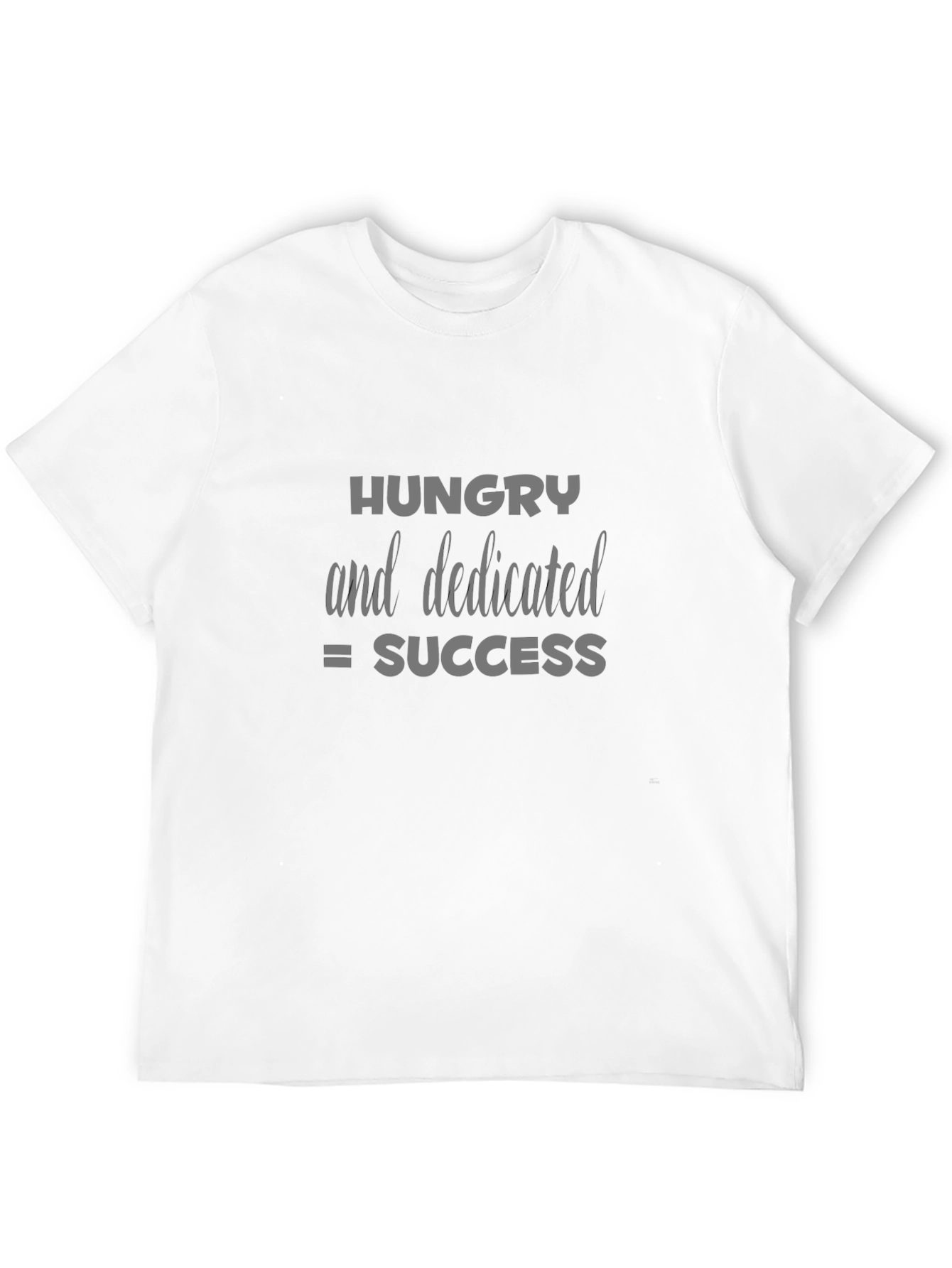 Hungry & Dedicated Mens Black T-Shirt