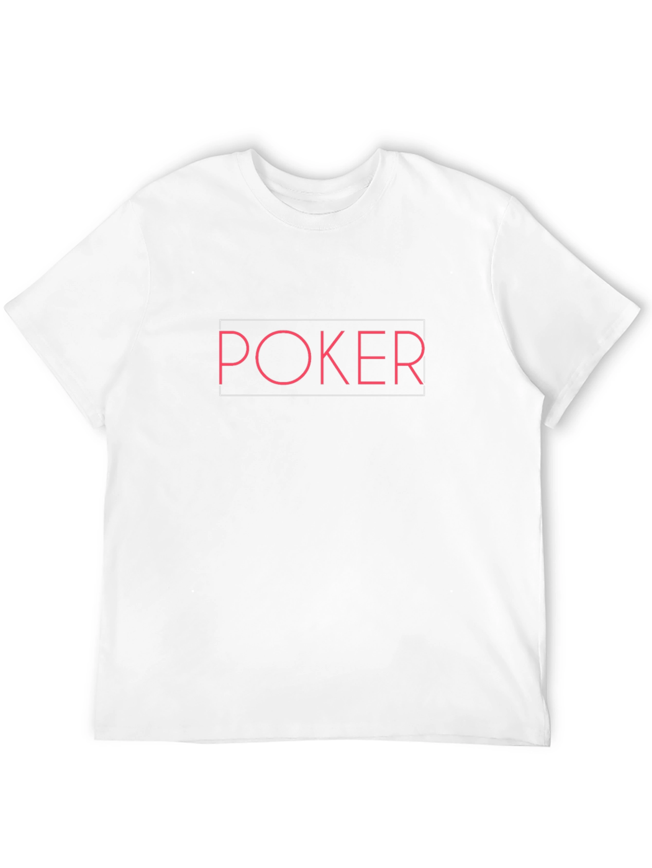 Poker Graphic Tee - Black Cotton