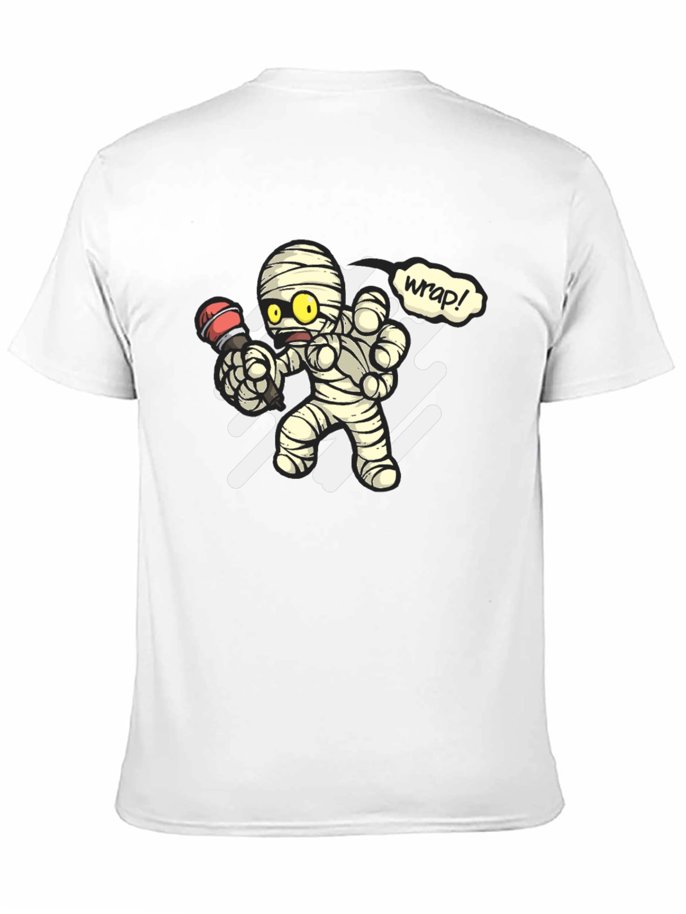 Mummy Rapper Graphic T-Shirt - Black