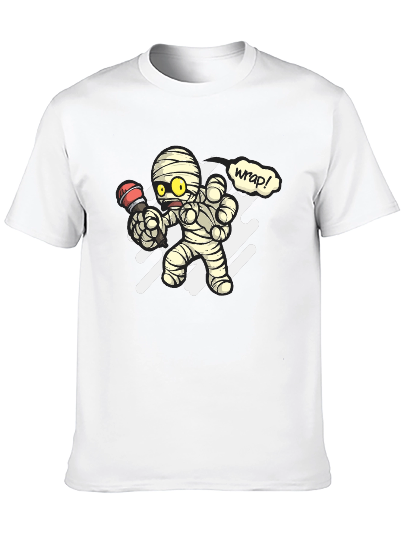 Mummy Rapper Graphic T-Shirt - Black