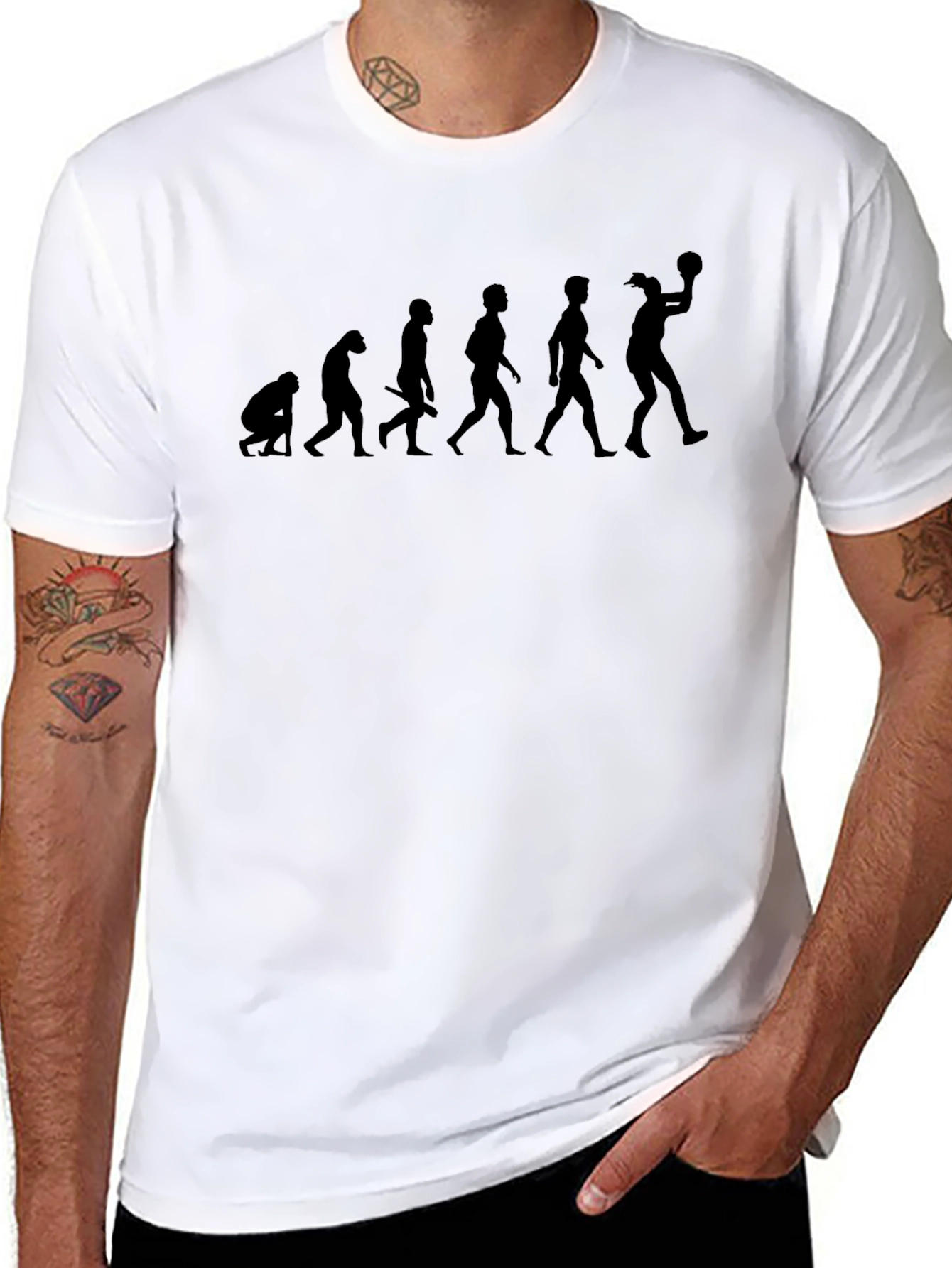 Evolution of Basketball T-Shirt
