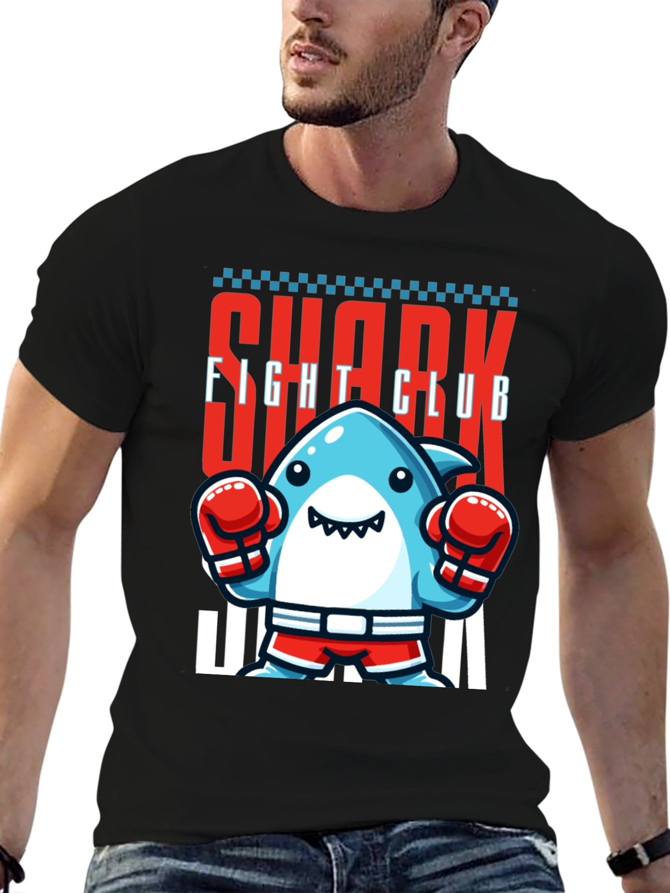 Shark Fight Club Graphic Tee