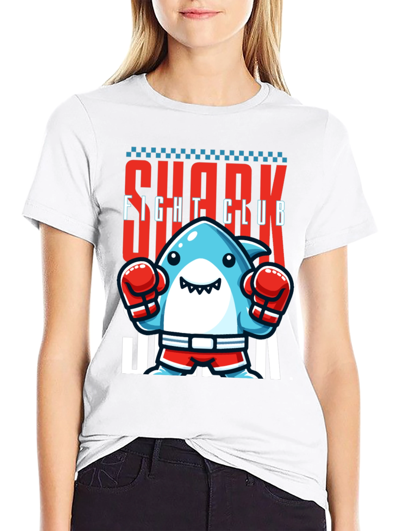 Shark Fight Club Graphic Tee