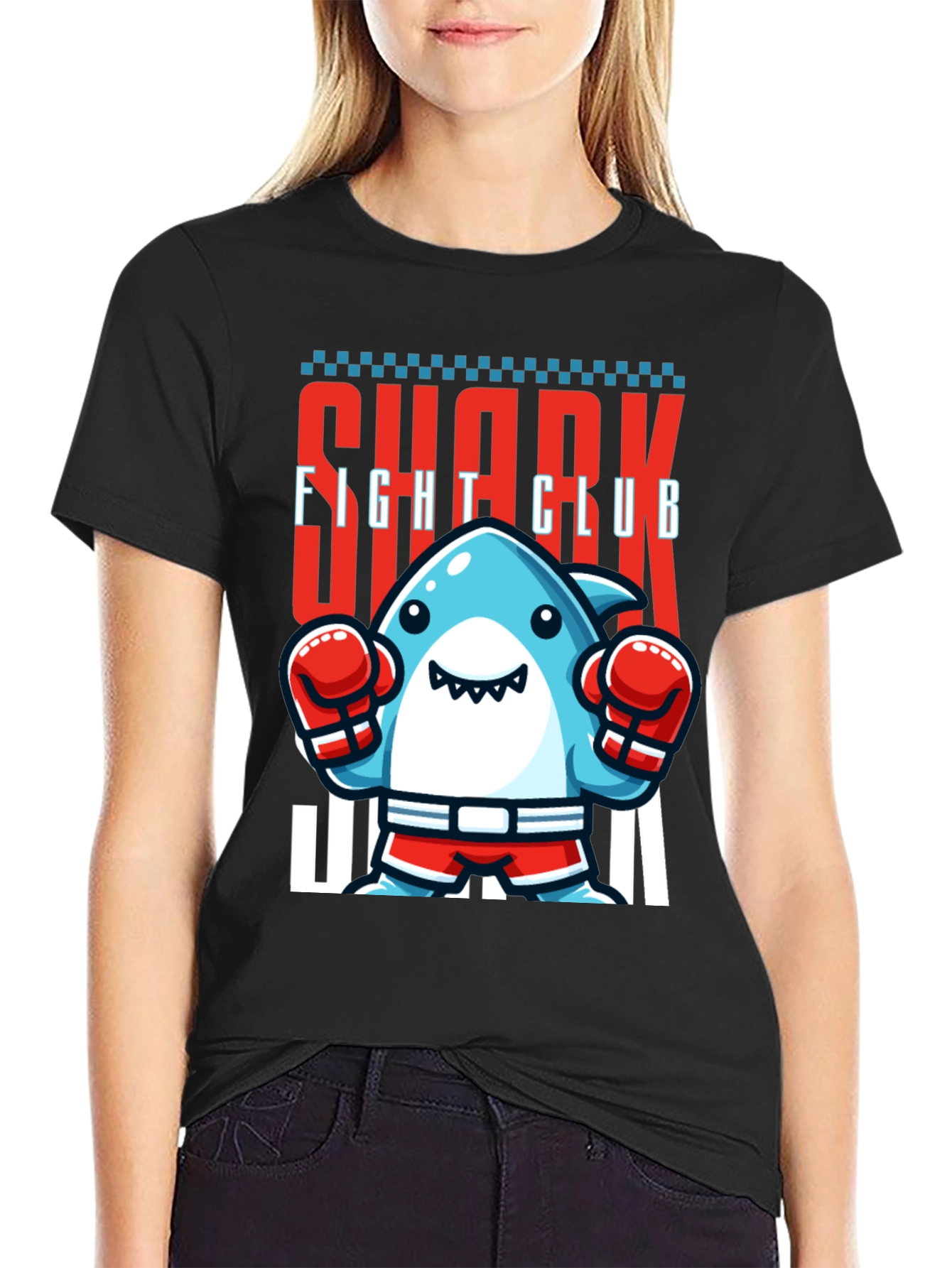 Shark Fight Club Graphic Tee