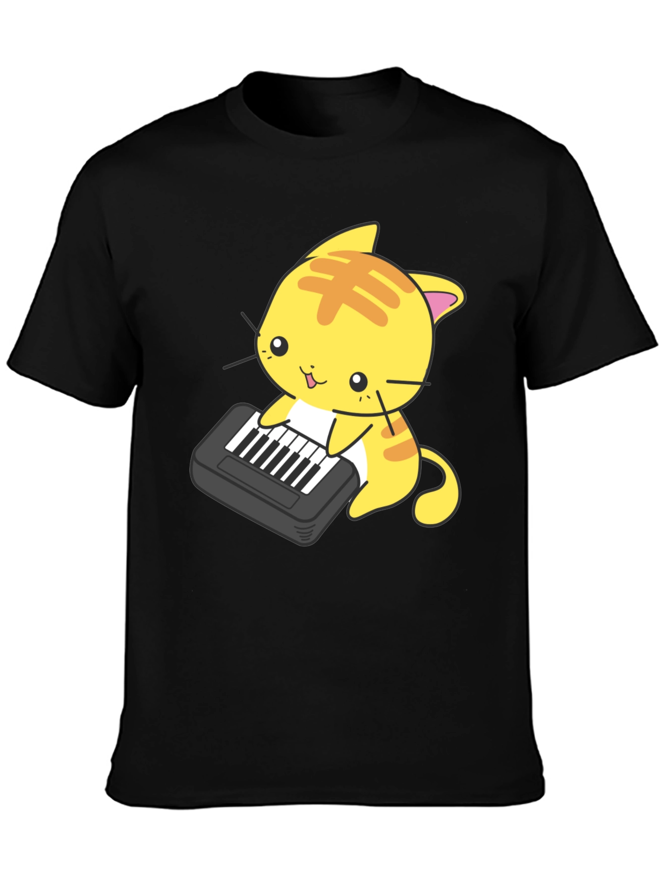 Cute Cat Keyboard T-Shirt