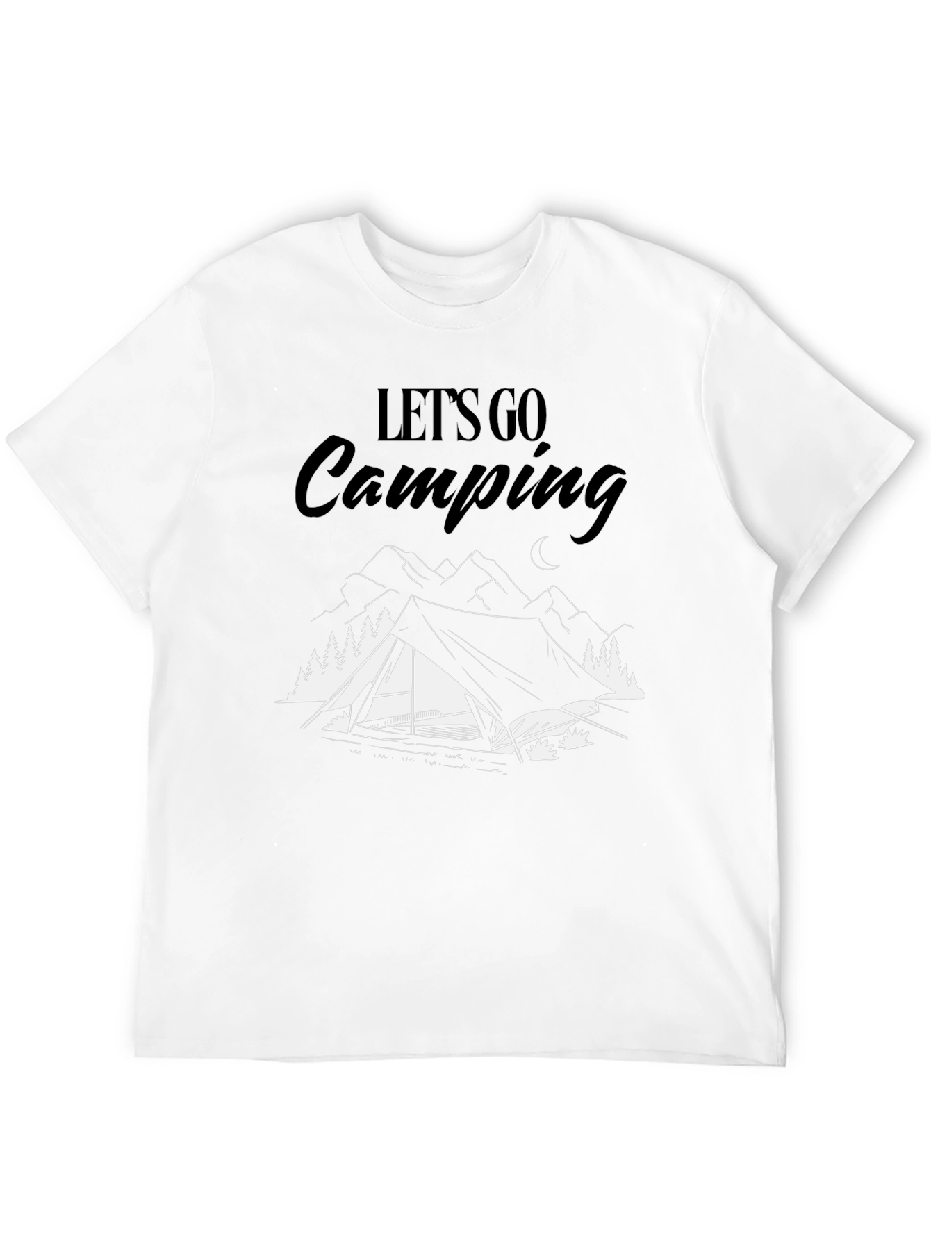 Lets Go Camping Graphic T-Shirt