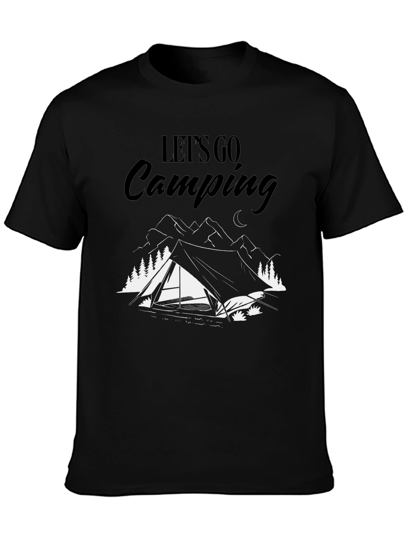 Lets Go Camping Graphic T-Shirt