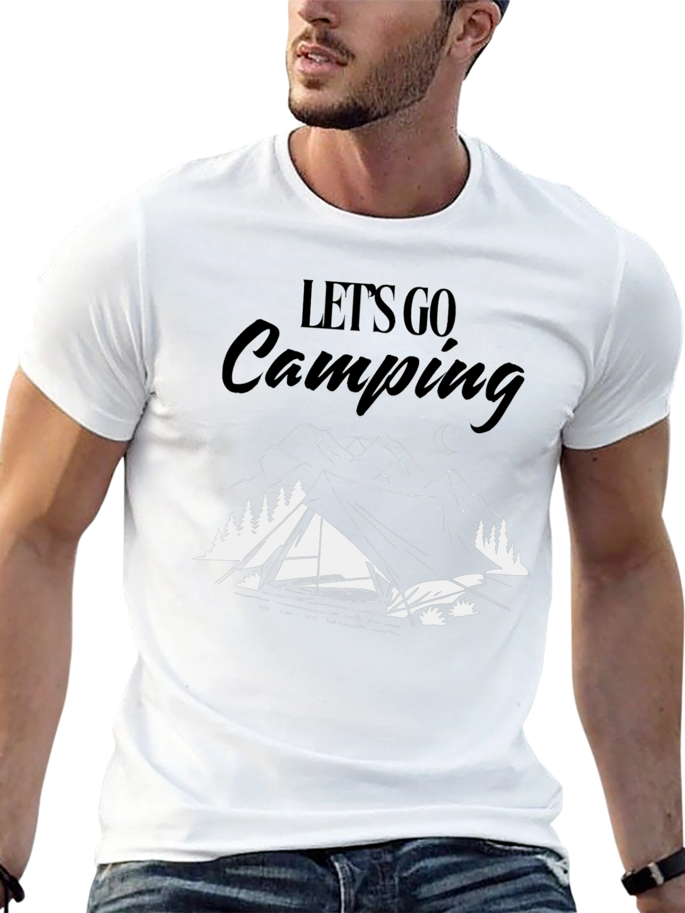 Lets Go Camping Graphic T-Shirt