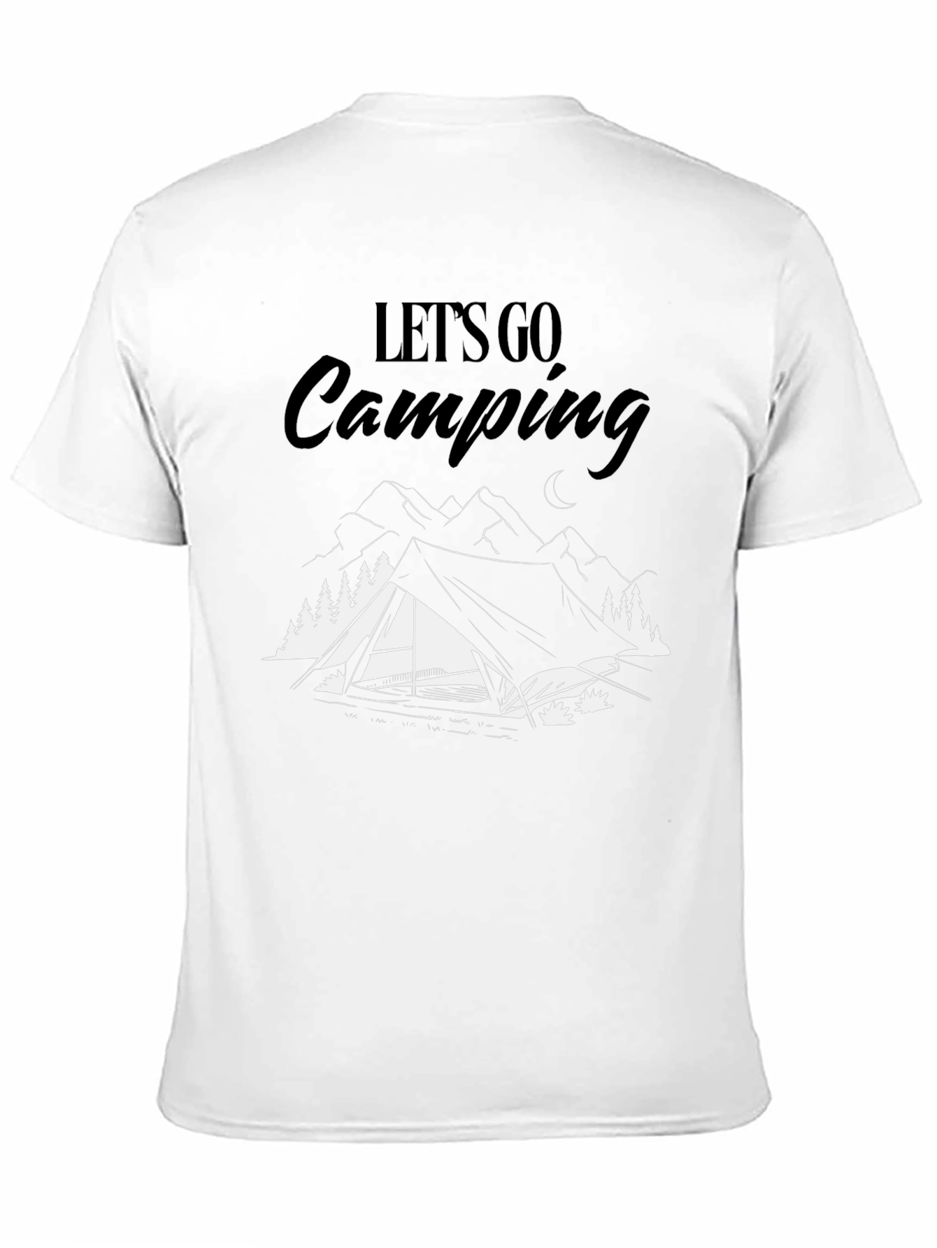 Lets Go Camping Graphic T-Shirt