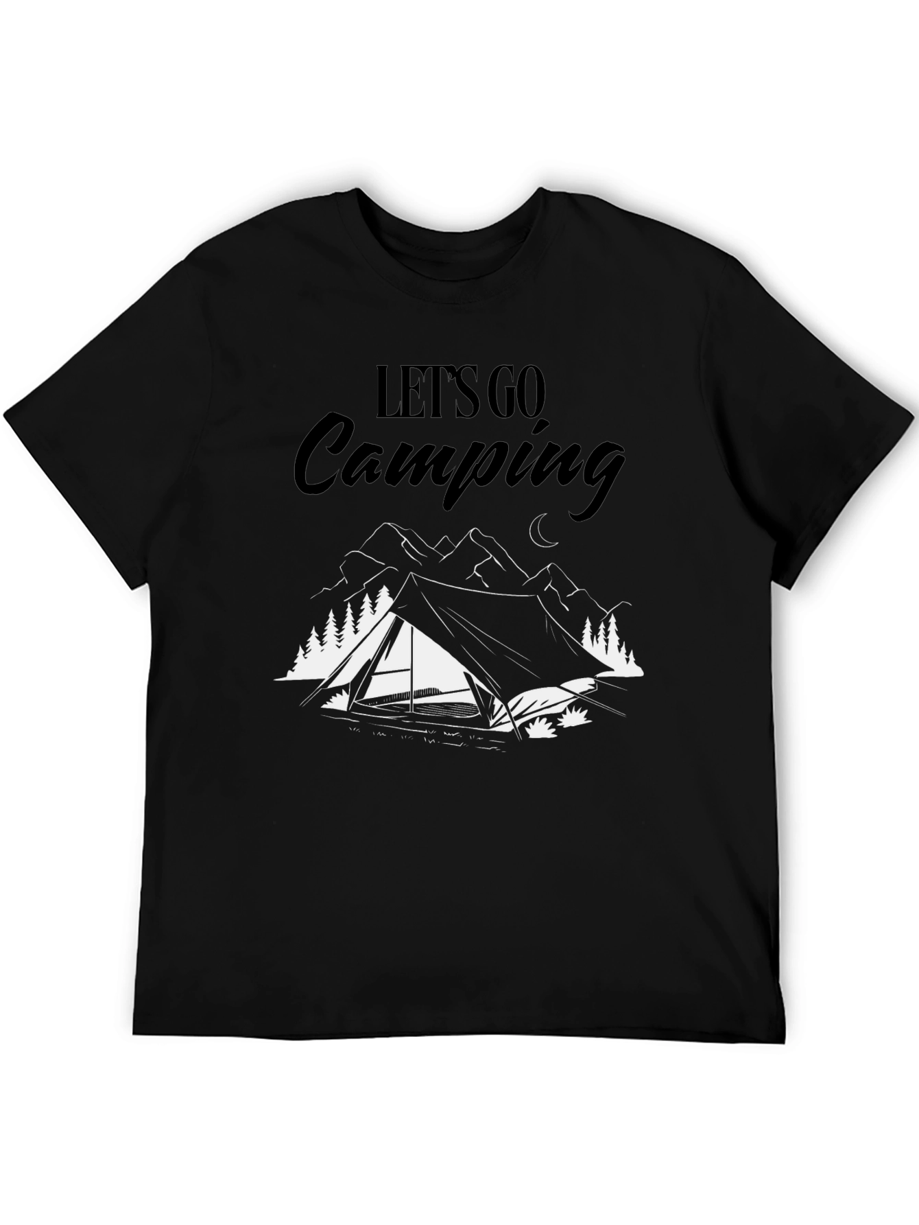 Lets Go Camping Graphic T-Shirt
