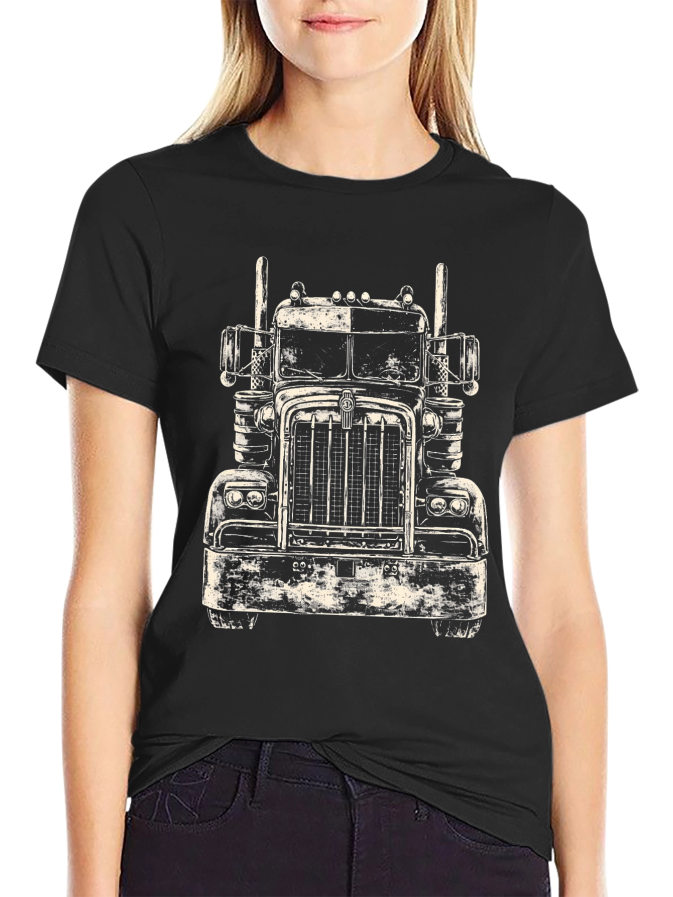Truck Graphic Tee - Classic Big Rig Design