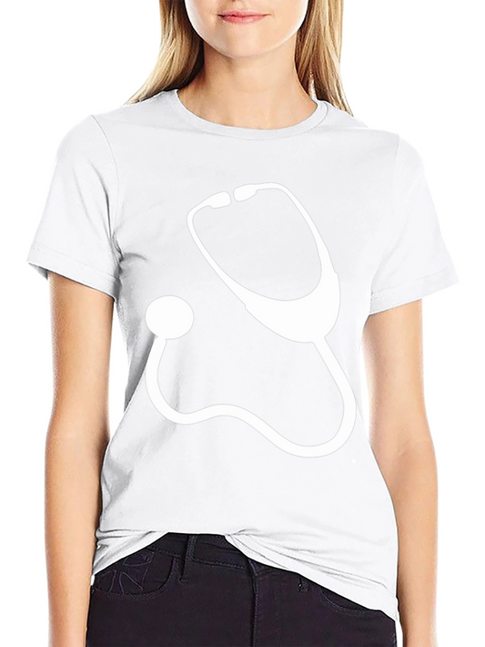 Stethoscope Graphic Tee - Medical Professional T-Shirt