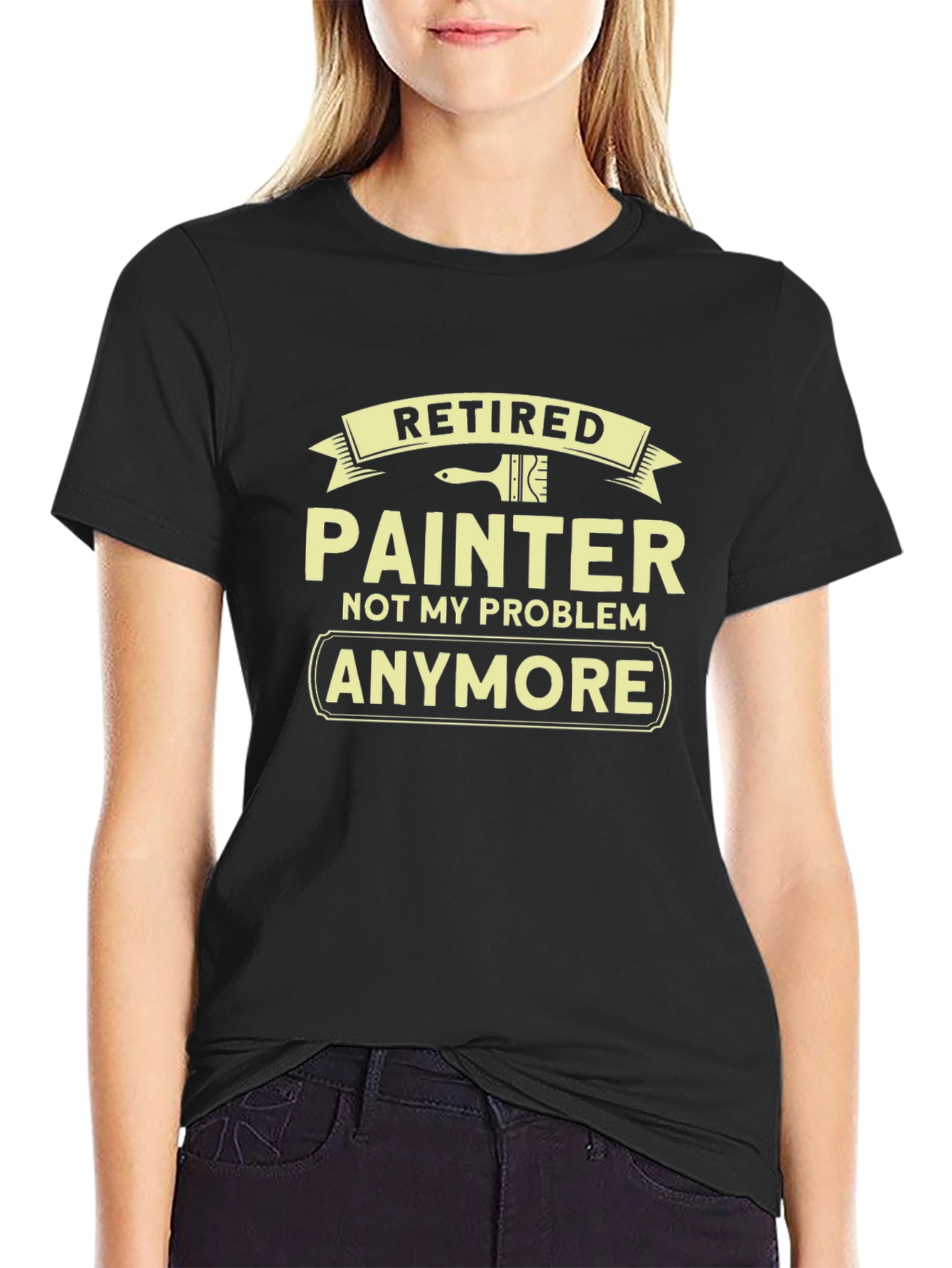 Retired Painter Graphic Tee - Funny Retirement Shirt