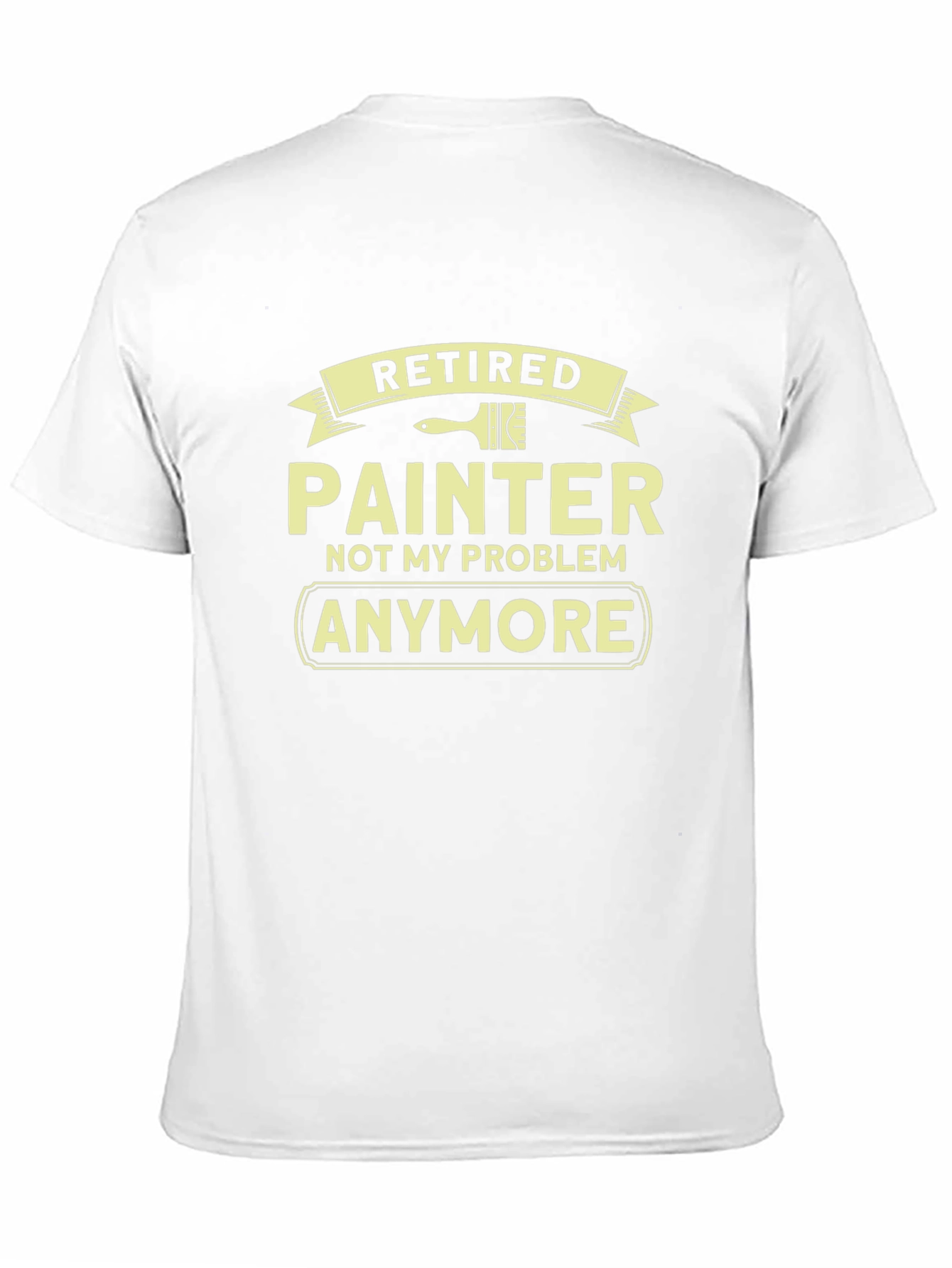 Retired Painter Graphic Tee - Funny Retirement Shirt