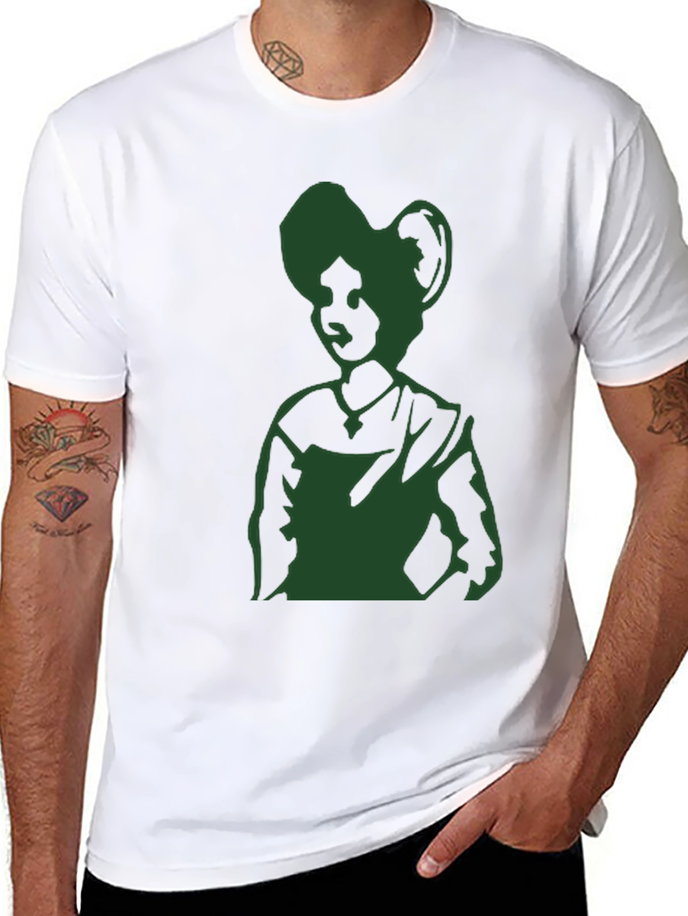 Silhouette Graphic Tee - Soft Cotton Blend