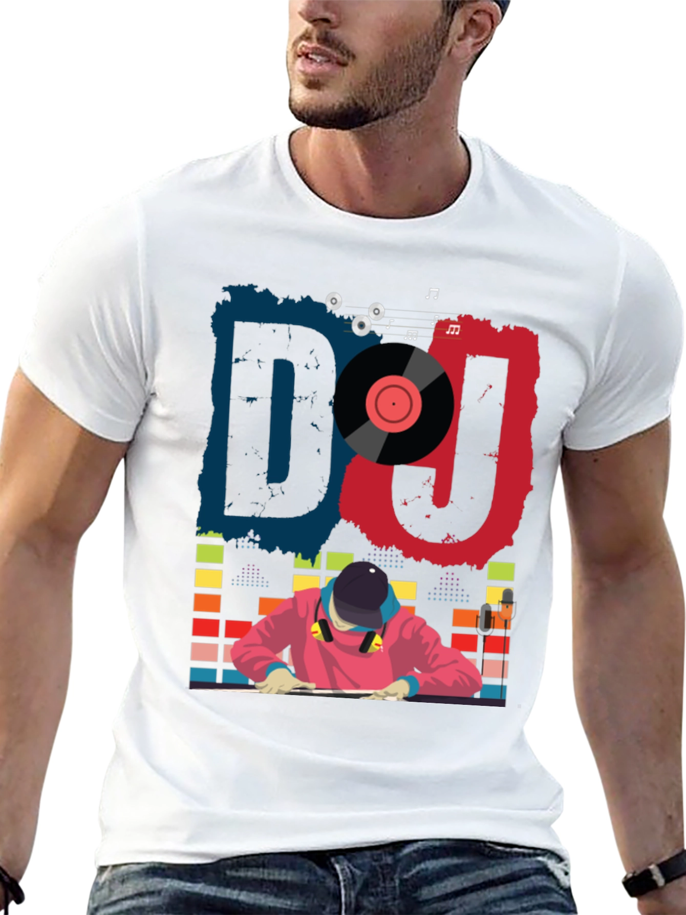 DJ Graphic Tee - Cool Music Lover T-Shirt