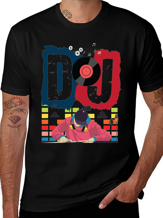 DJ Graphic Tee - Cool Music Lover T-Shirt