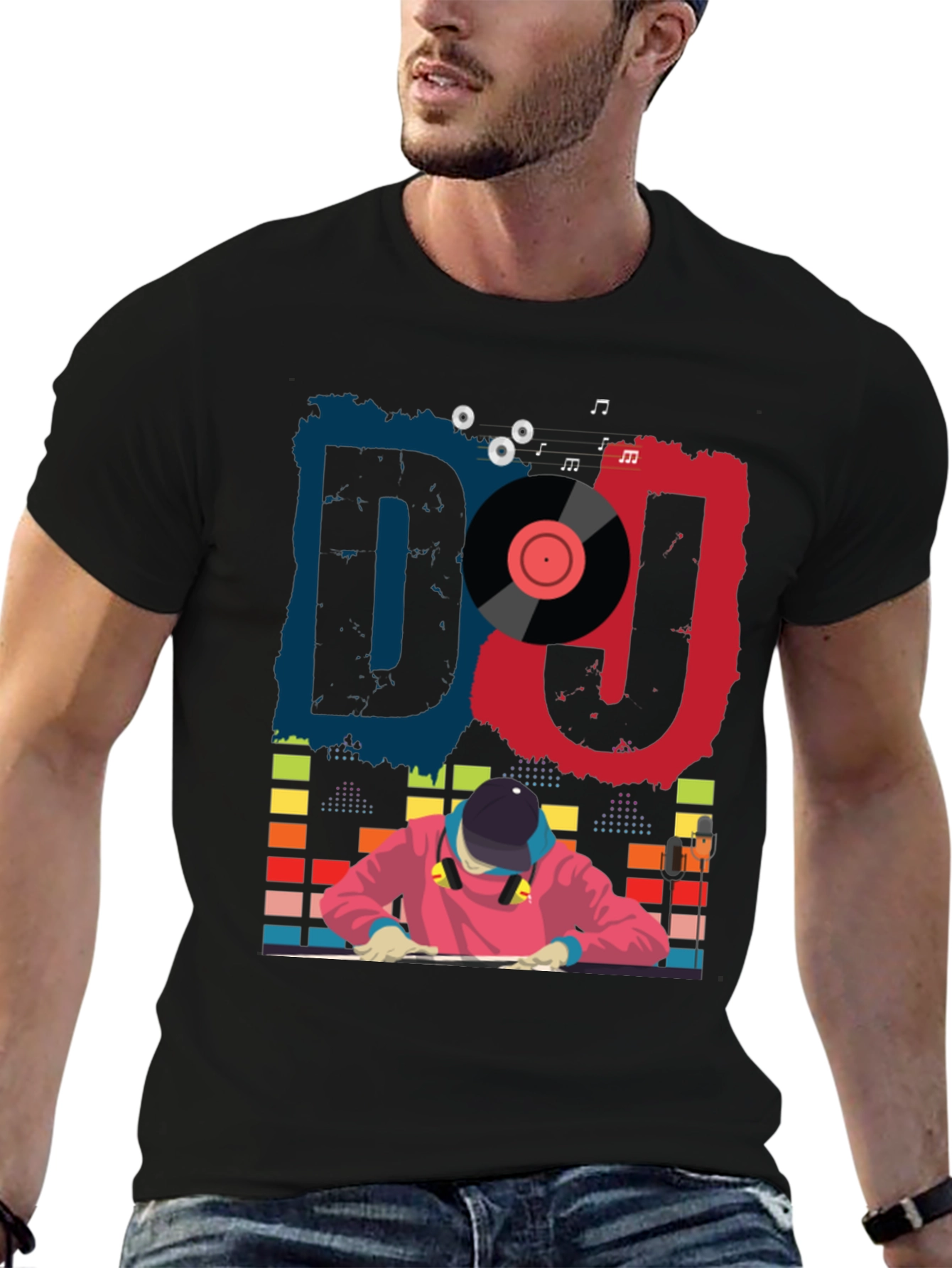 DJ Graphic Tee - Cool Music Lover T-Shirt