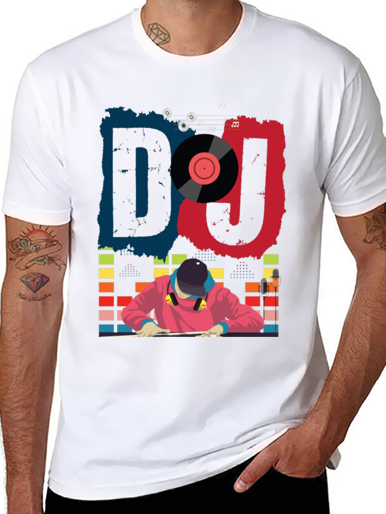 DJ Graphic Tee - Cool Music Lover T-Shirt