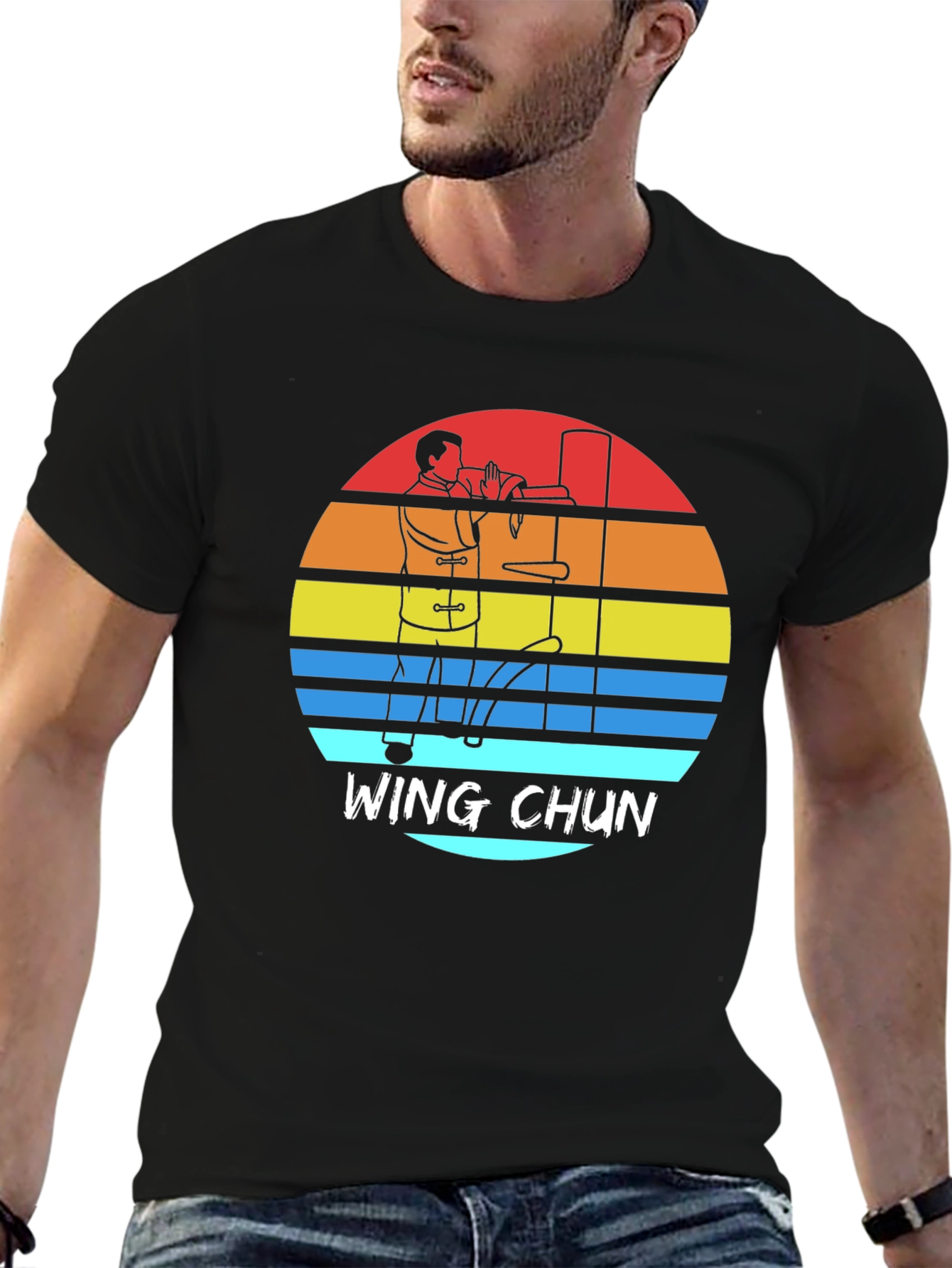 Wing Chun Sunset T-Shirt - Martial Arts Inspired Tee