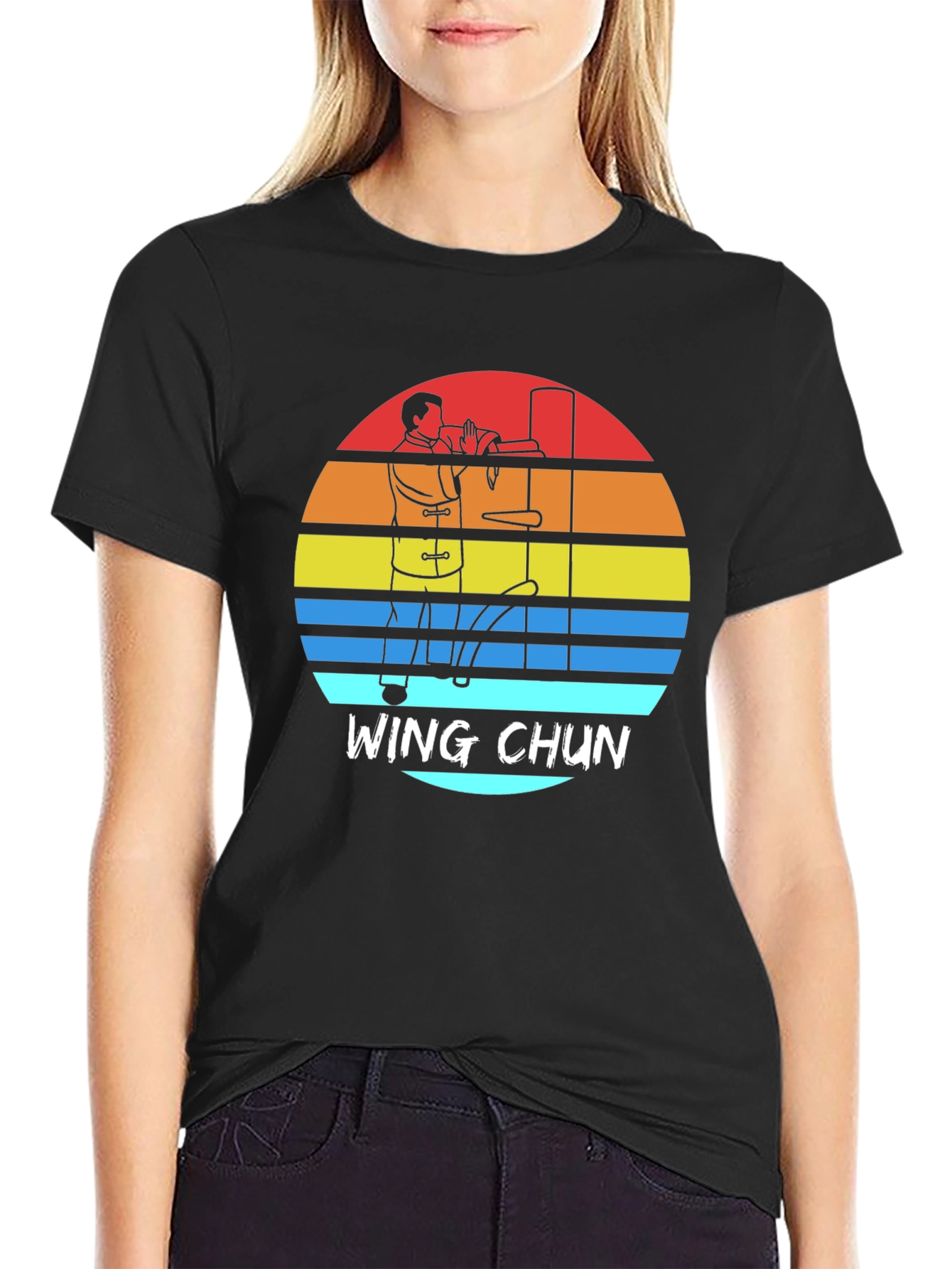 Wing Chun Sunset T-Shirt - Martial Arts Inspired Tee