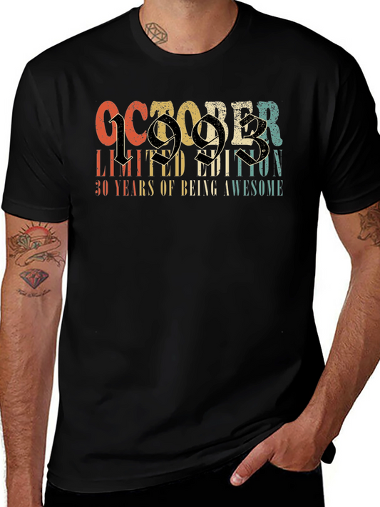 October 1993 Limited Edition 30th Birthday T-Shirt