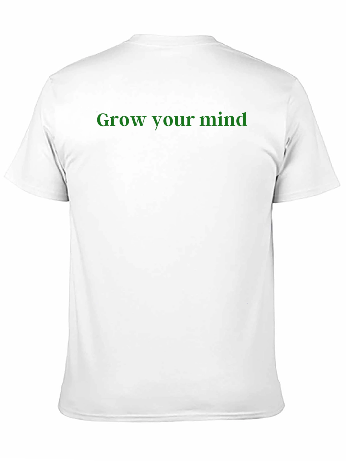 Grow Your Mind Graphic Tee - Black Cotton T-Shirt