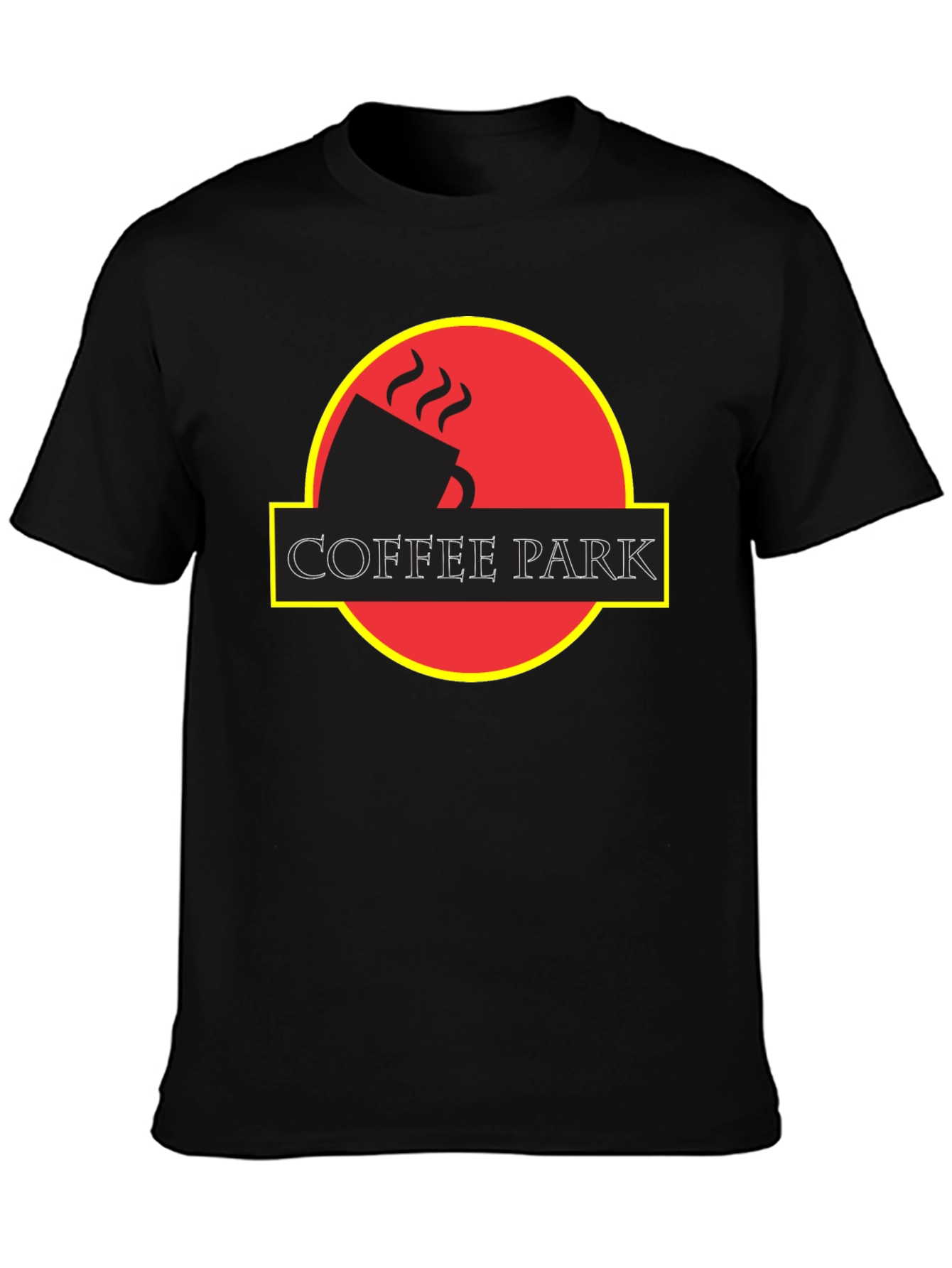 Coffee Park T-Shirt - Jurassic Parody