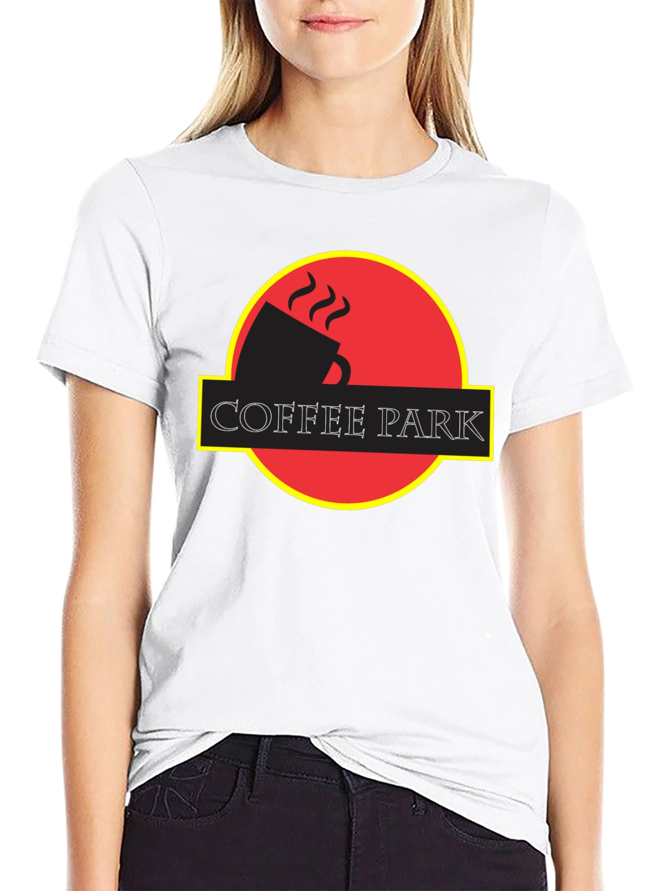 Coffee Park T-Shirt - Jurassic Parody