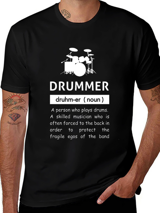 Drummer Definition T-Shirt - Musician Gift