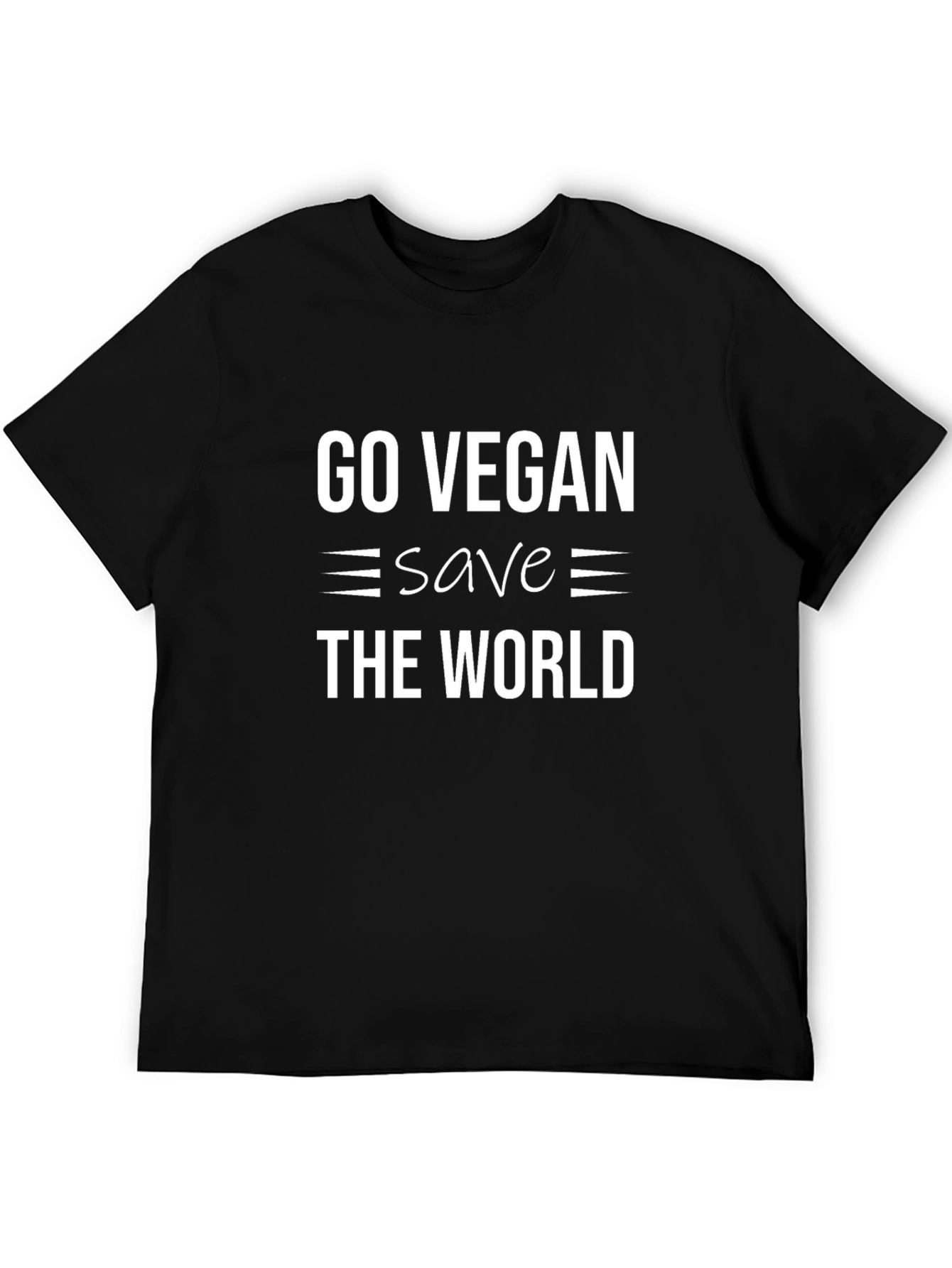 Go Vegan Save The World T-Shirt