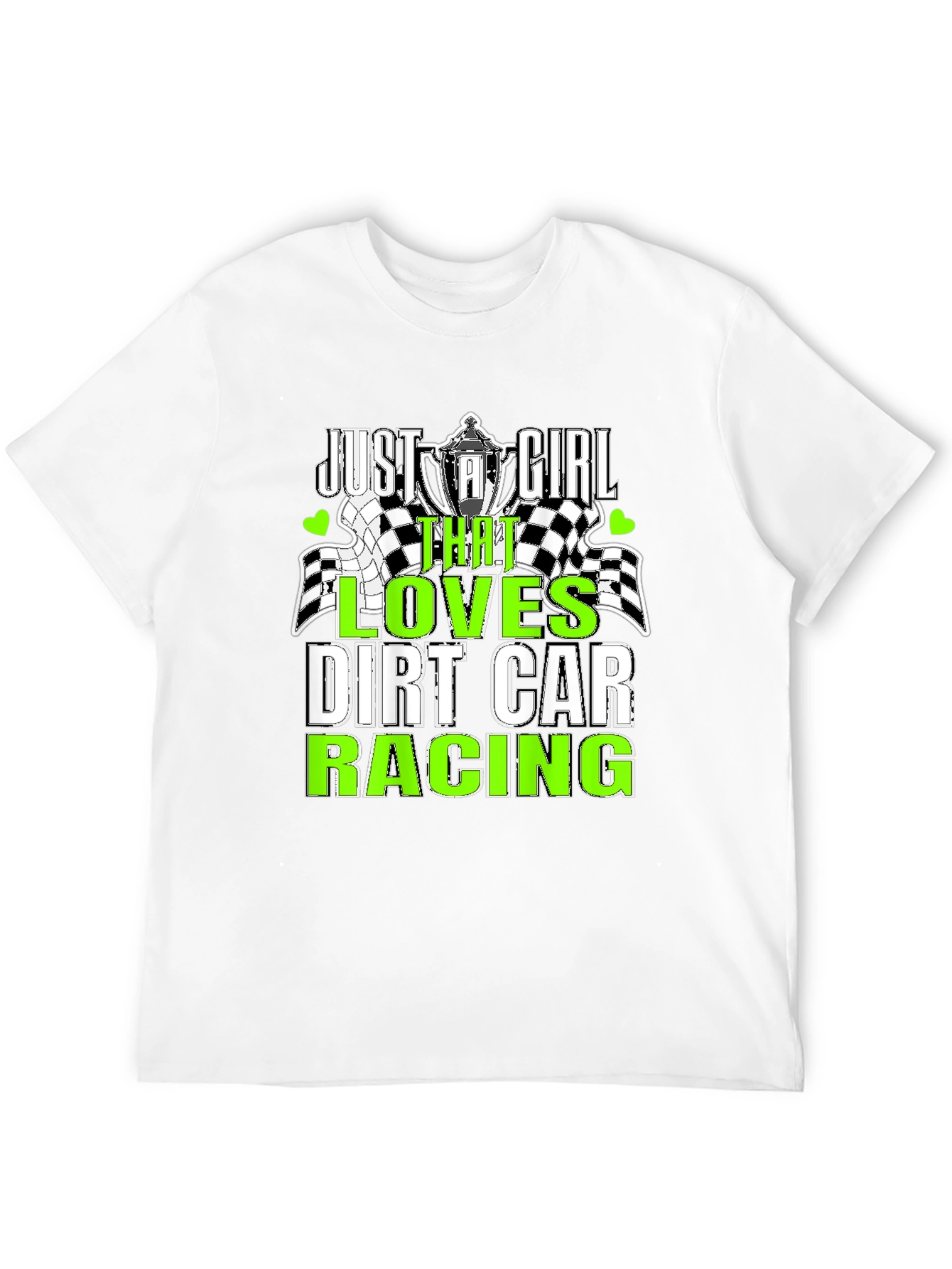 Dirt Car Racing Just A Girl T-Shirt