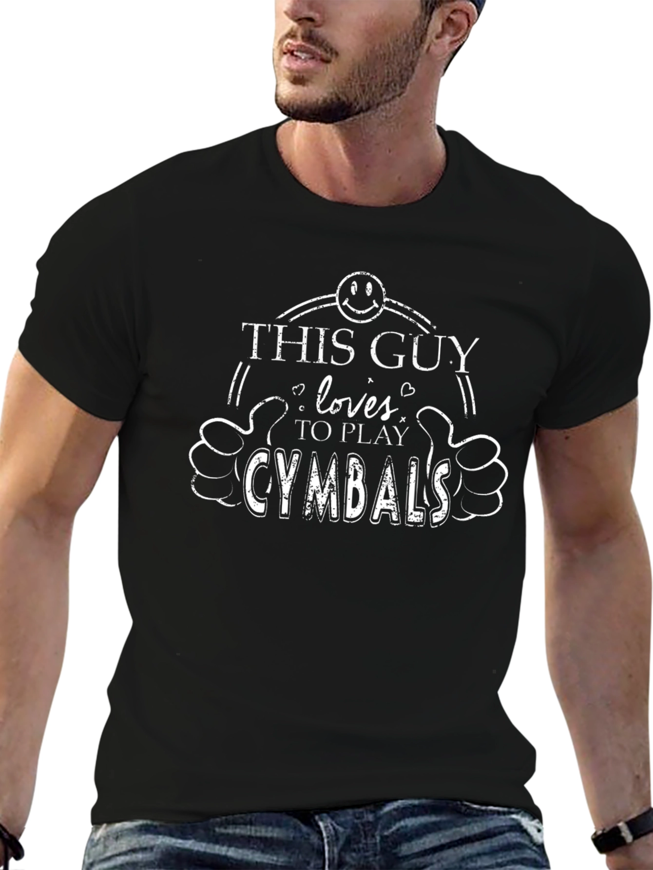 This Guy Loves to Play Cymbals T-Shirt