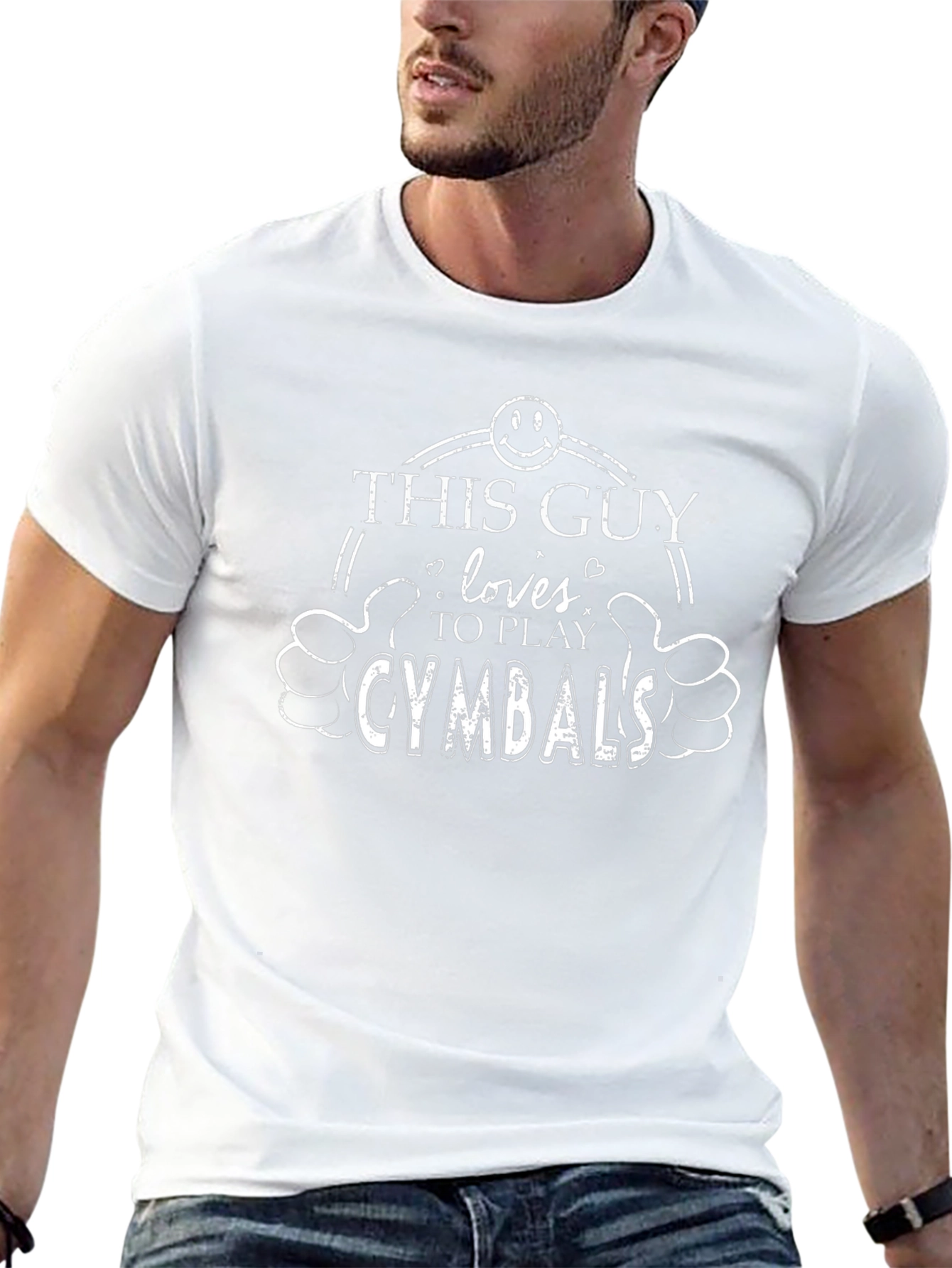 This Guy Loves to Play Cymbals T-Shirt