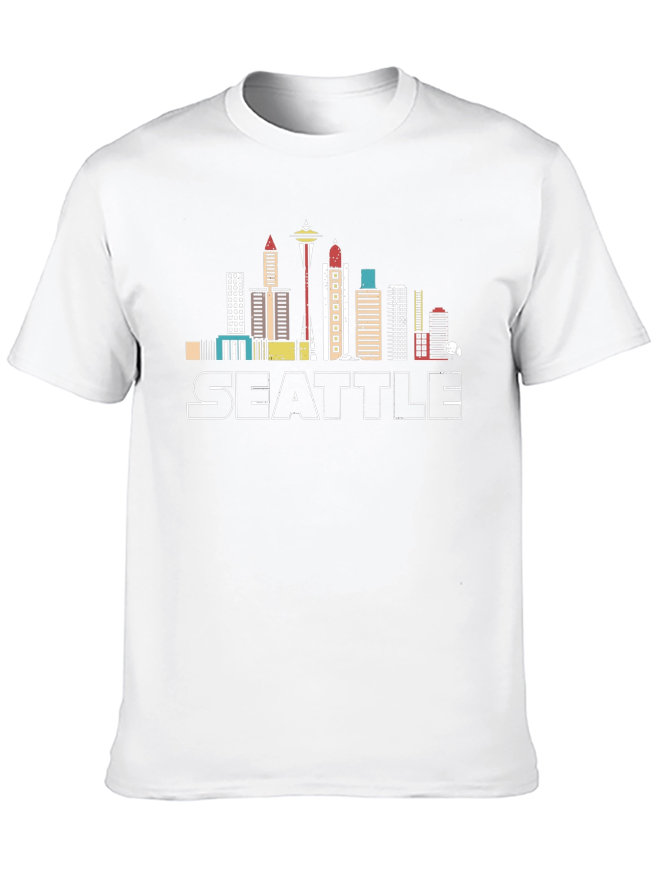 Seattle Skyline T-Shirt - Cityscape Tee