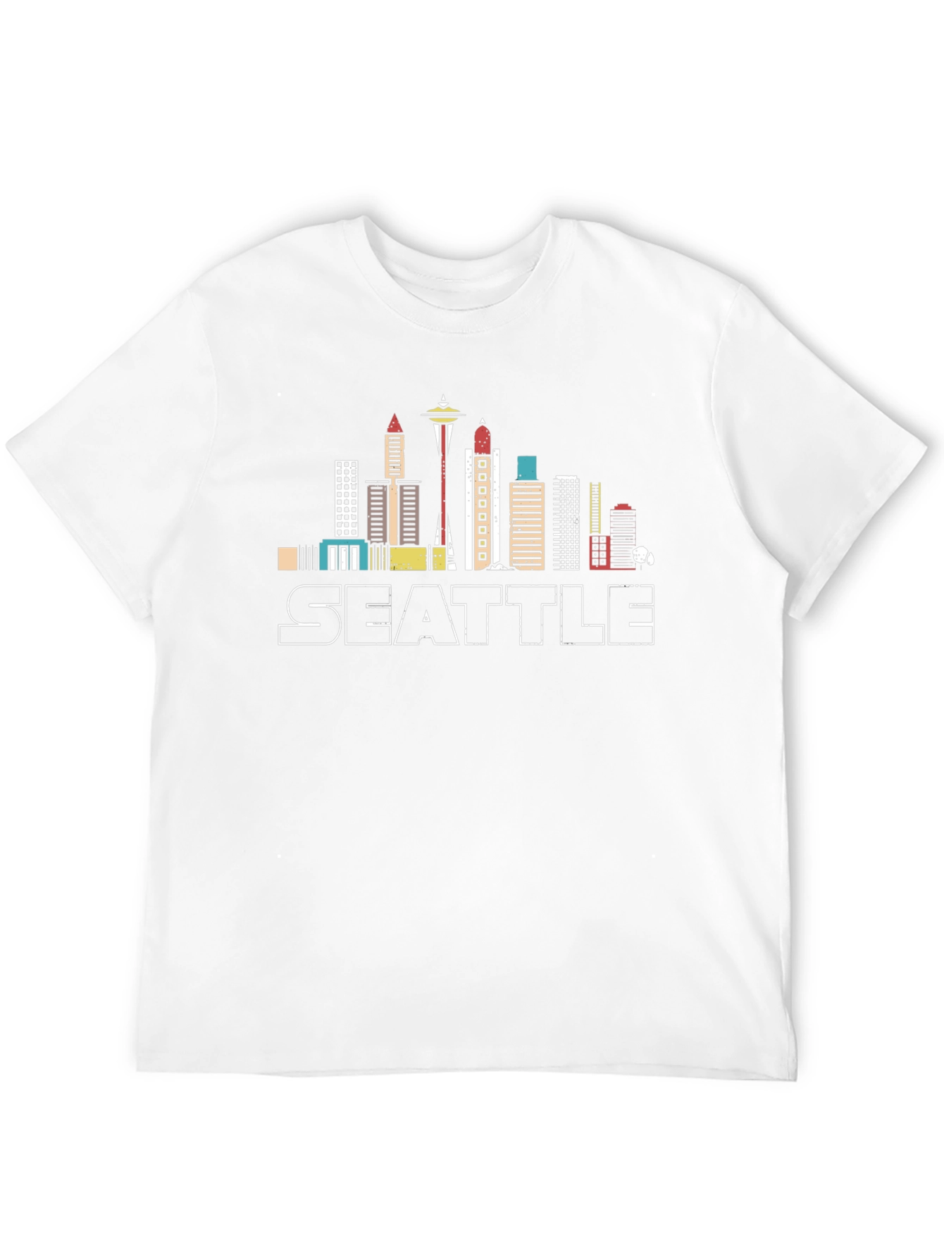 Seattle Skyline T-Shirt - Cityscape Tee