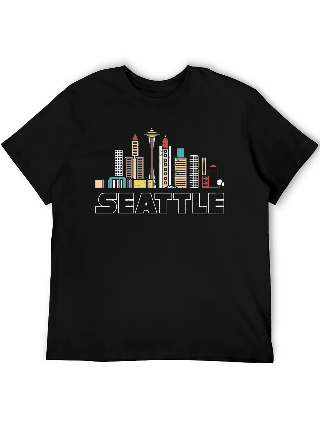 Seattle Skyline T-Shirt - Cityscape Tee