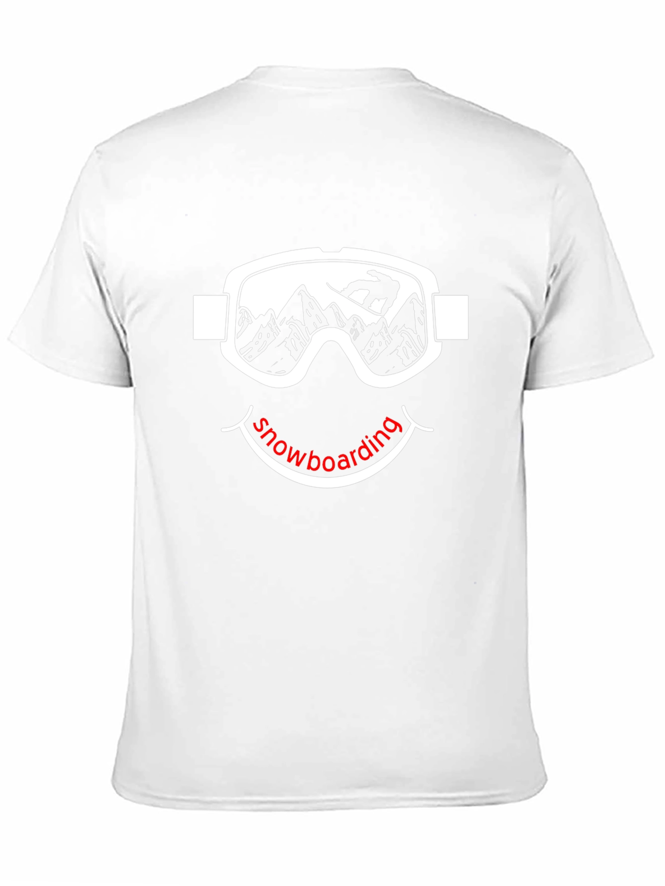 Snowboarding Smiley Face T-Shirt