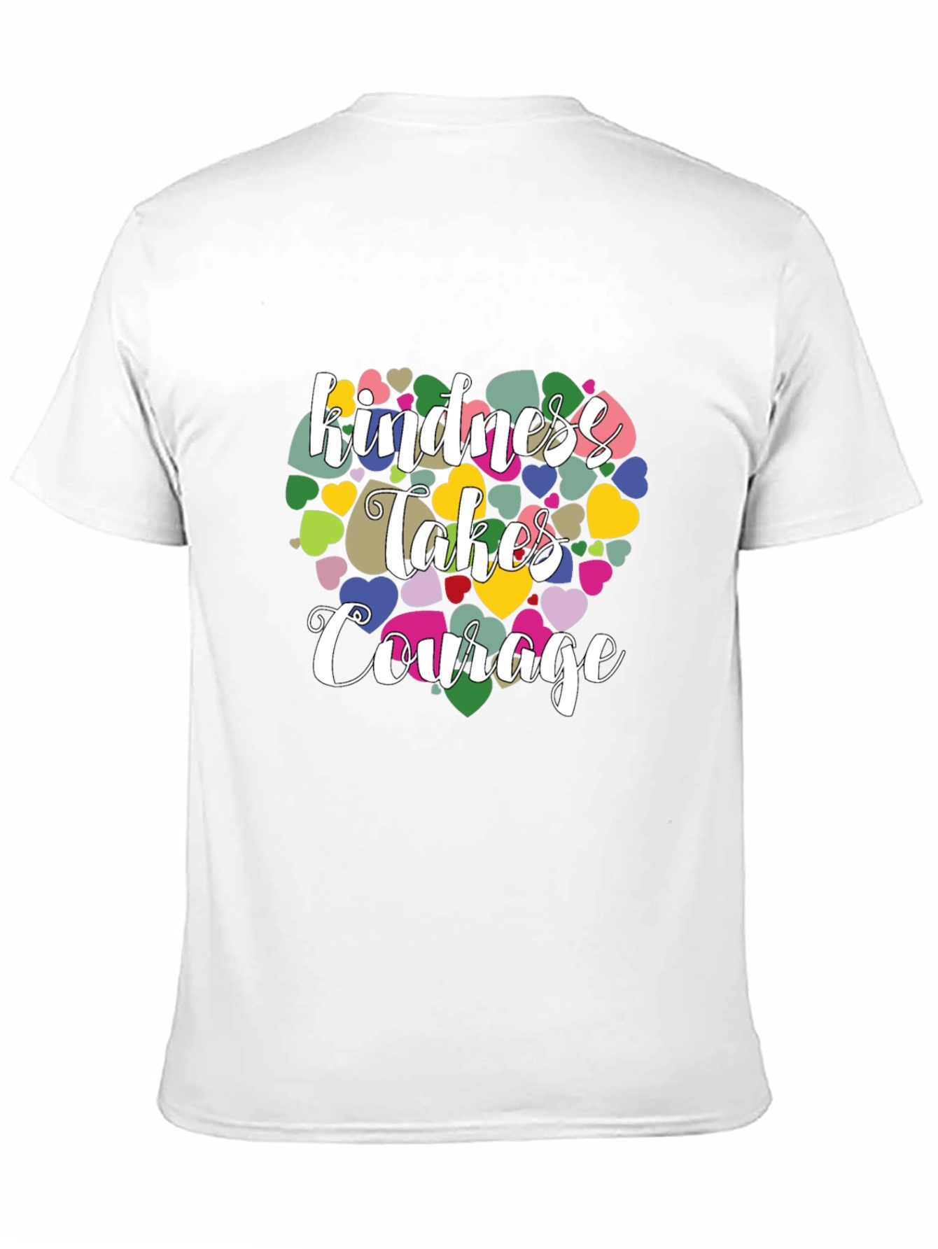 Kindness Takes Courage Black Graphic T-Shirt