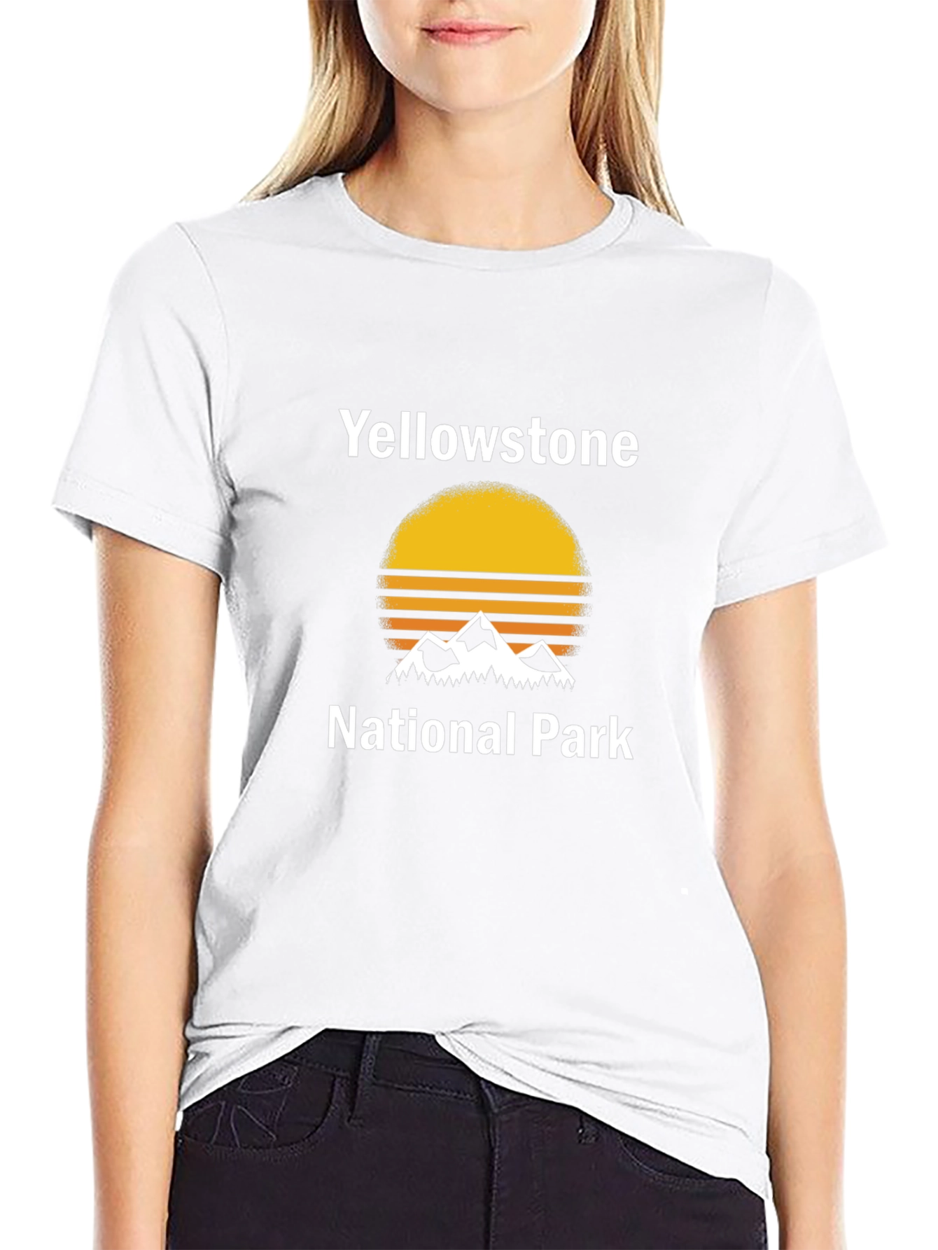 Yellowstone National Park Graphic Tee - Black