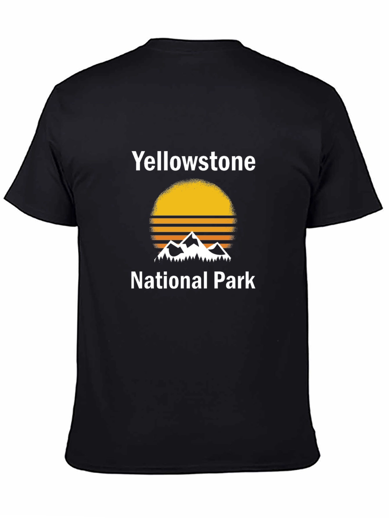 Yellowstone National Park Graphic Tee - Black