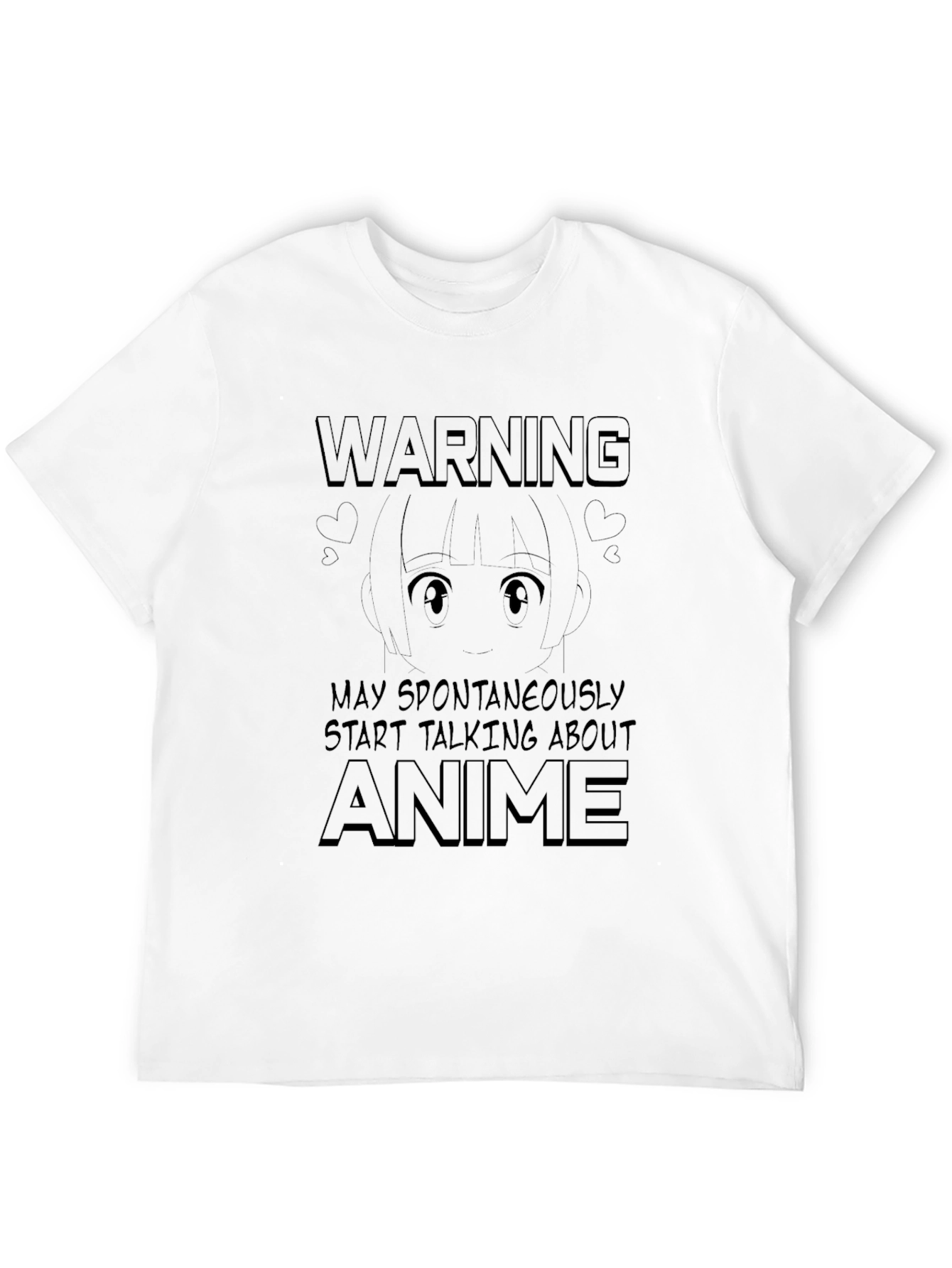 Warning Anime T-Shirt