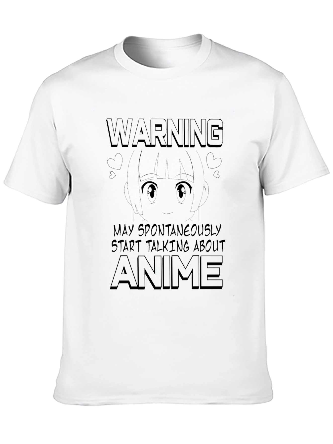 Warning Anime T-Shirt