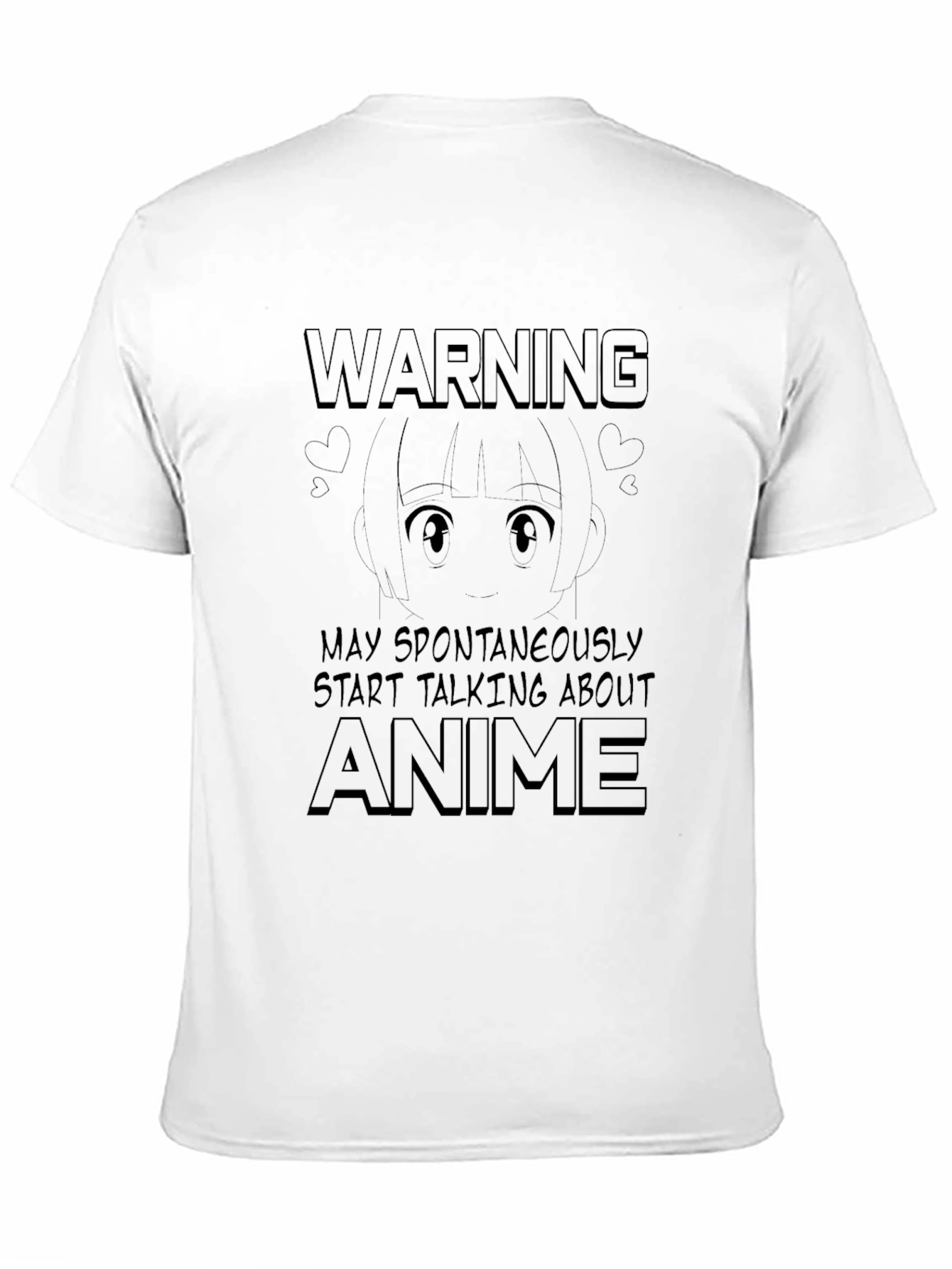 Warning Anime T-Shirt