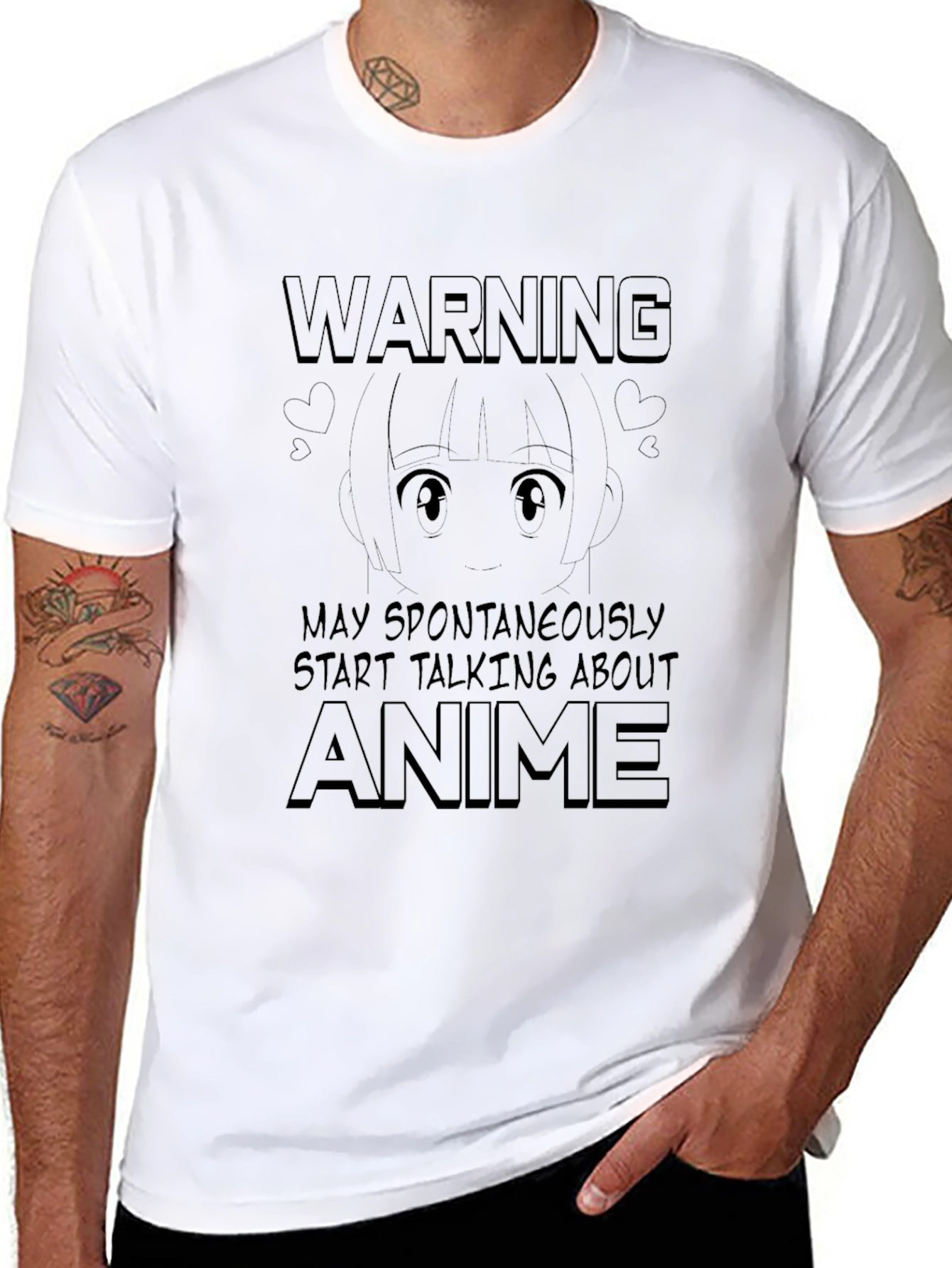 Warning Anime T-Shirt