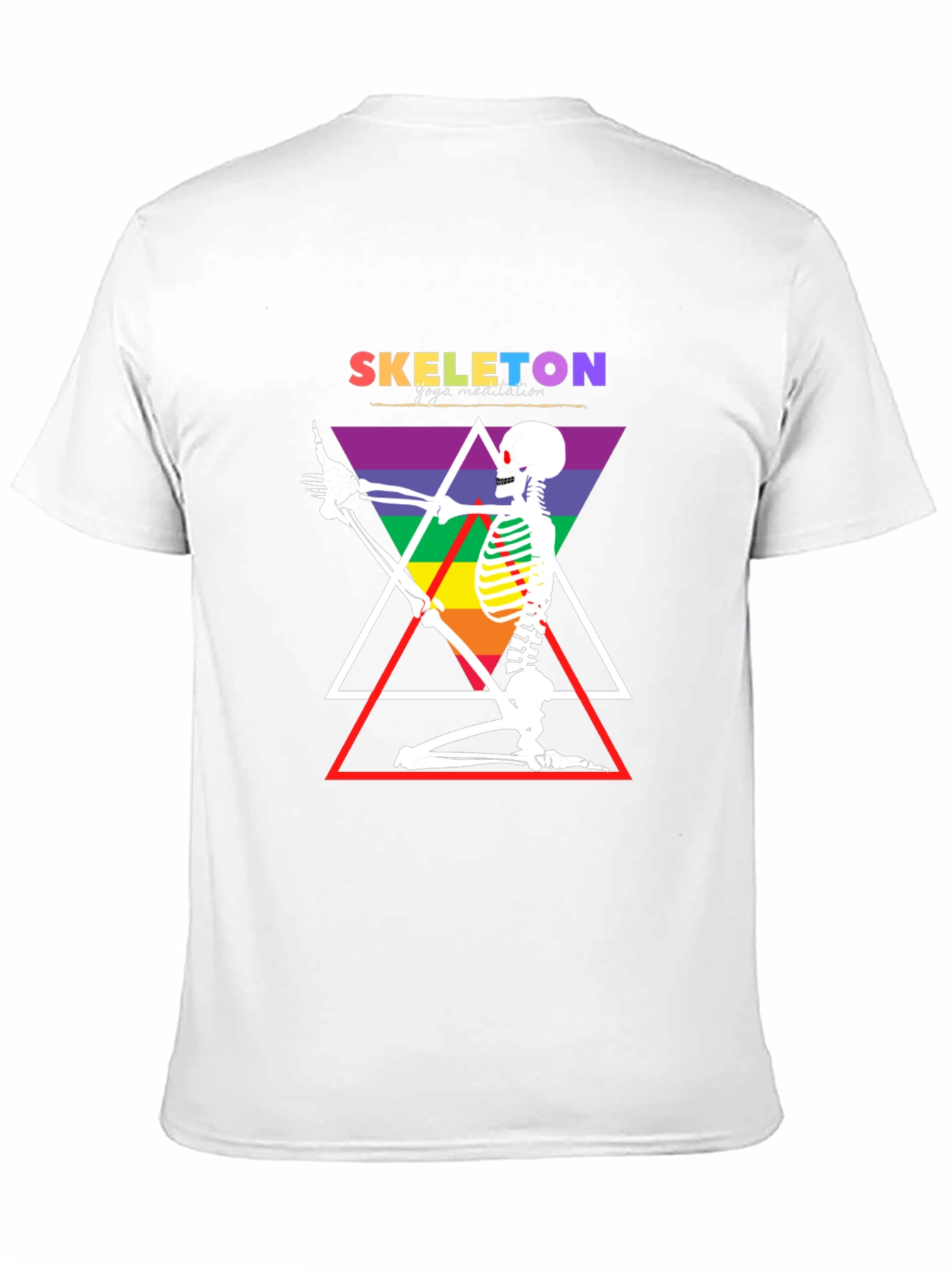 Skeleton Yoga Meditation T-Shirt
