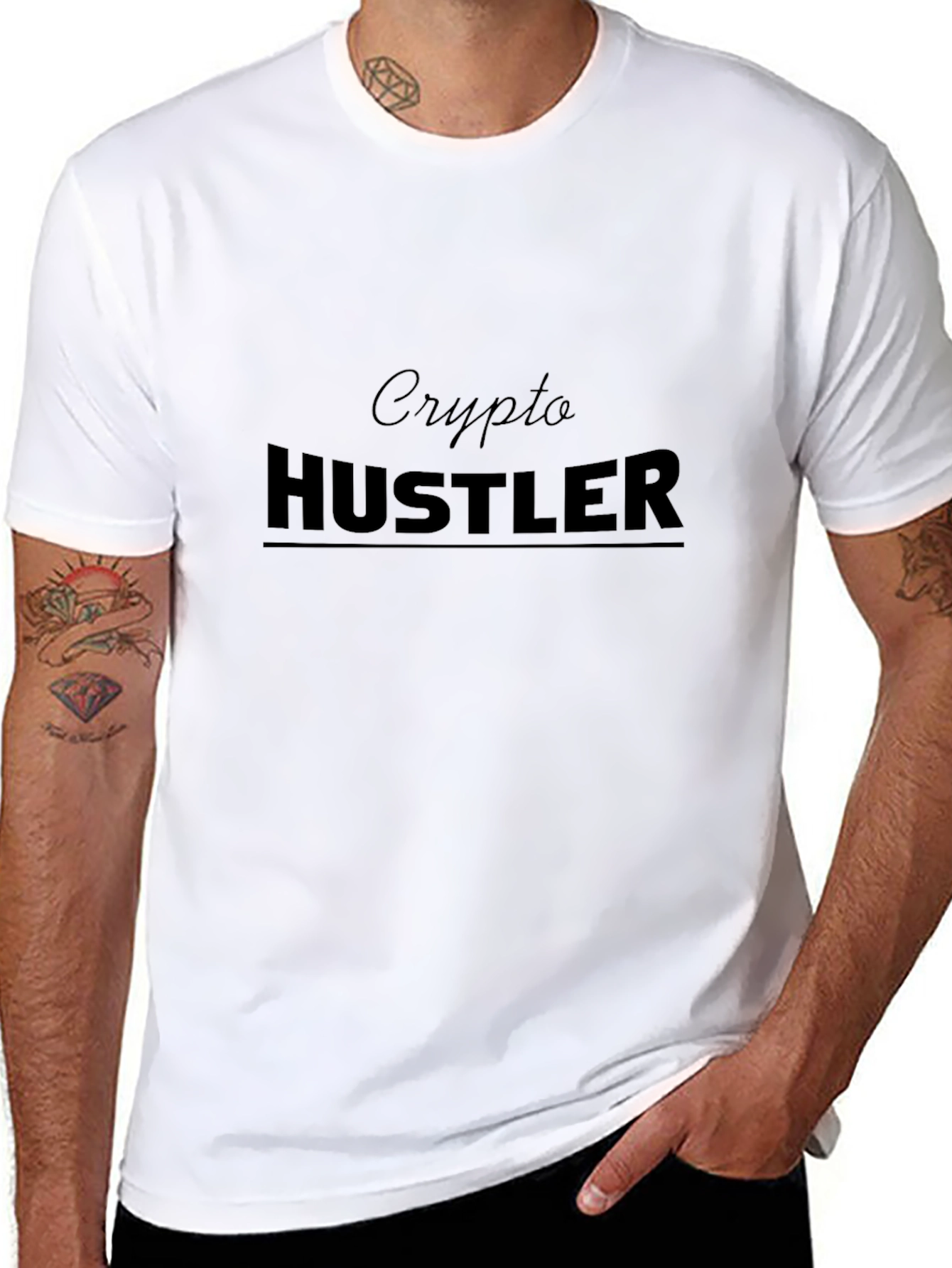 Crypto Hustler Black T-Shirt